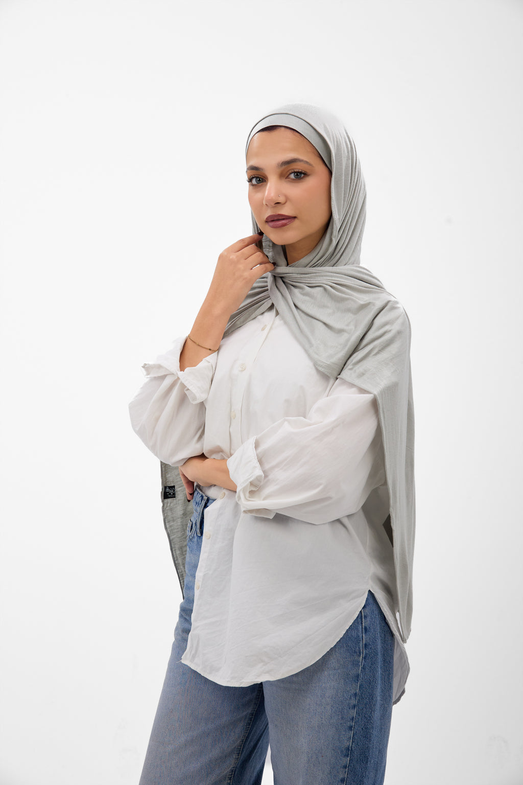 Premium Cotton Lycra -Scarf