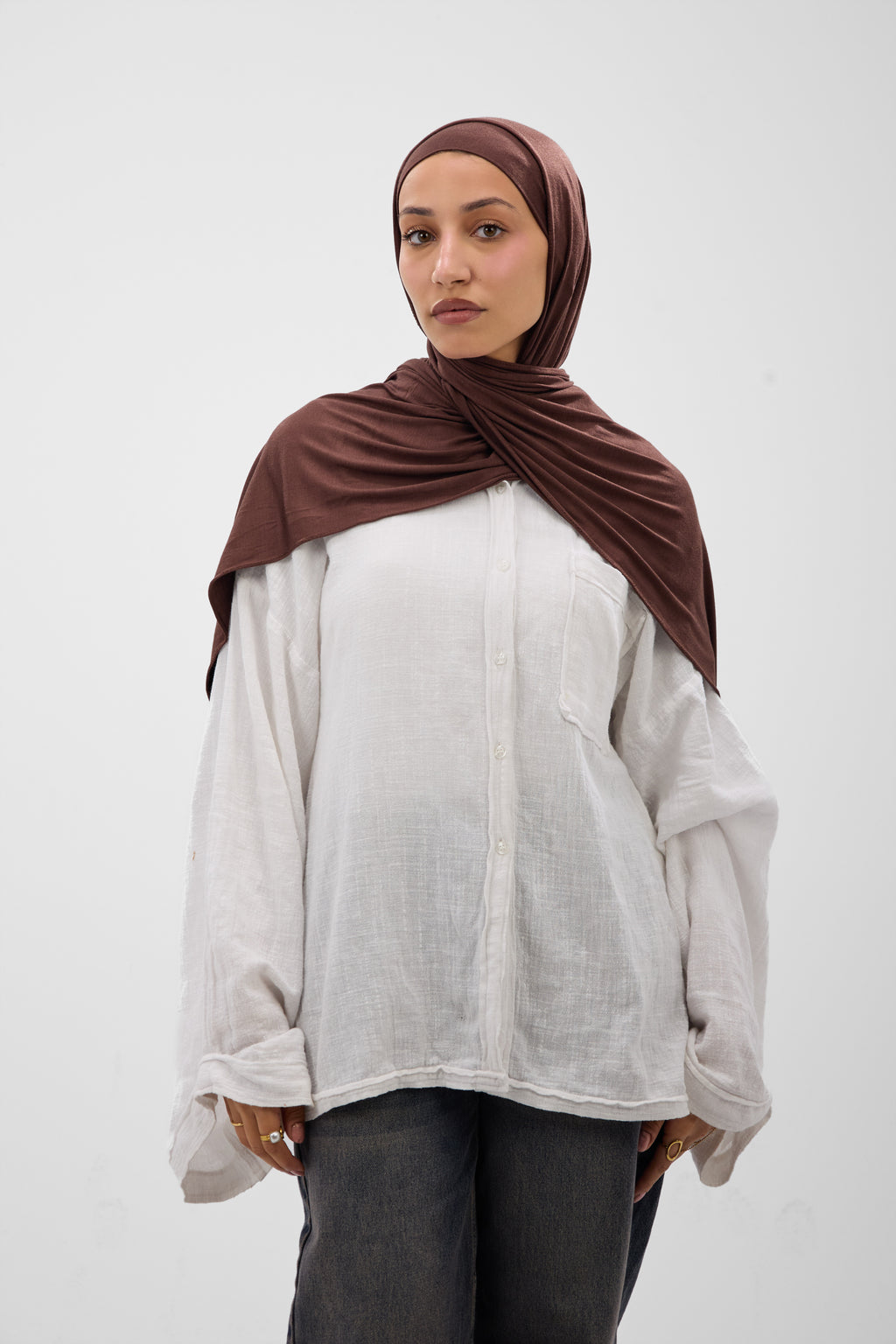 Premium Cotton Lycra -Scarf