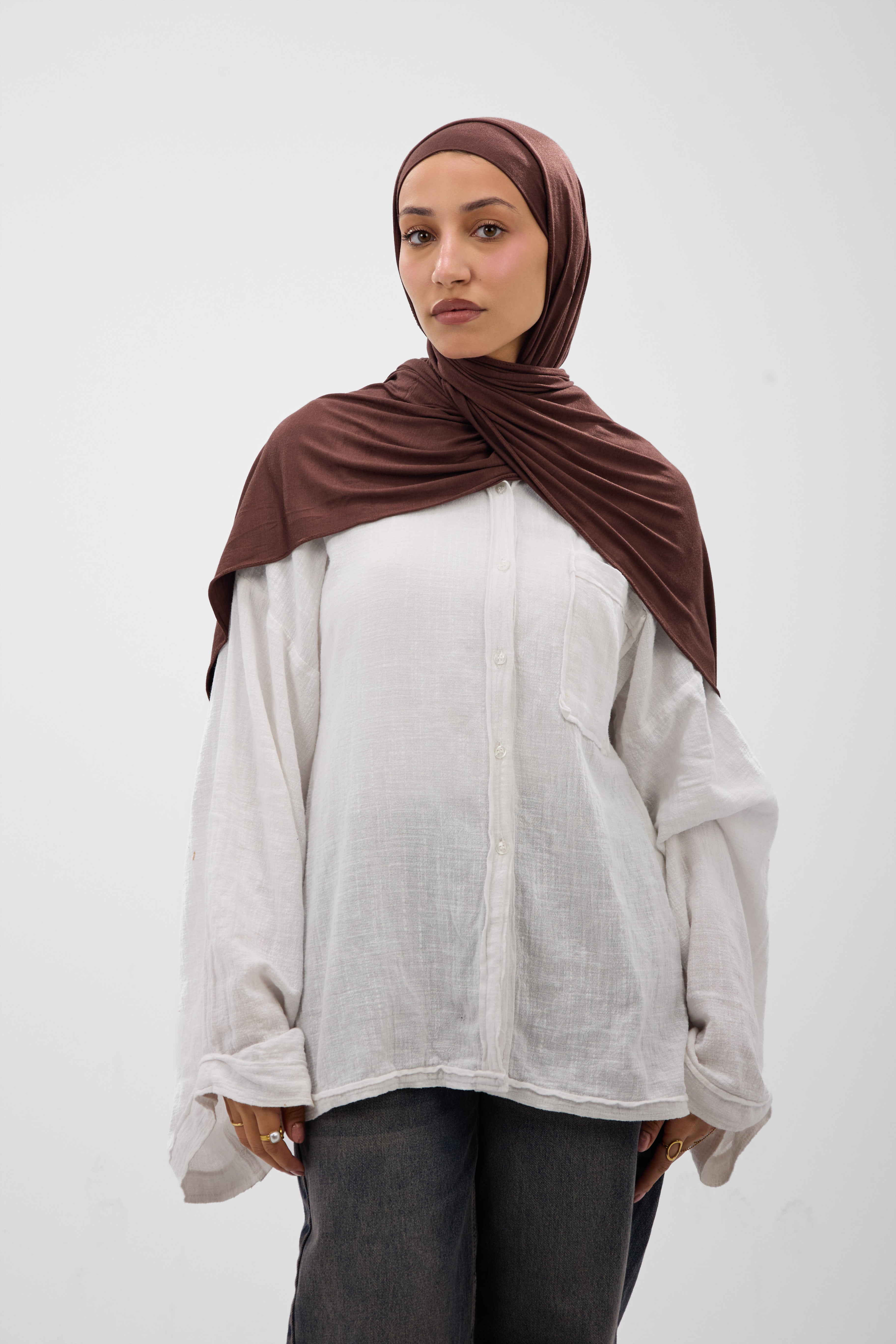 Premium Cotton Lycra -Scarf