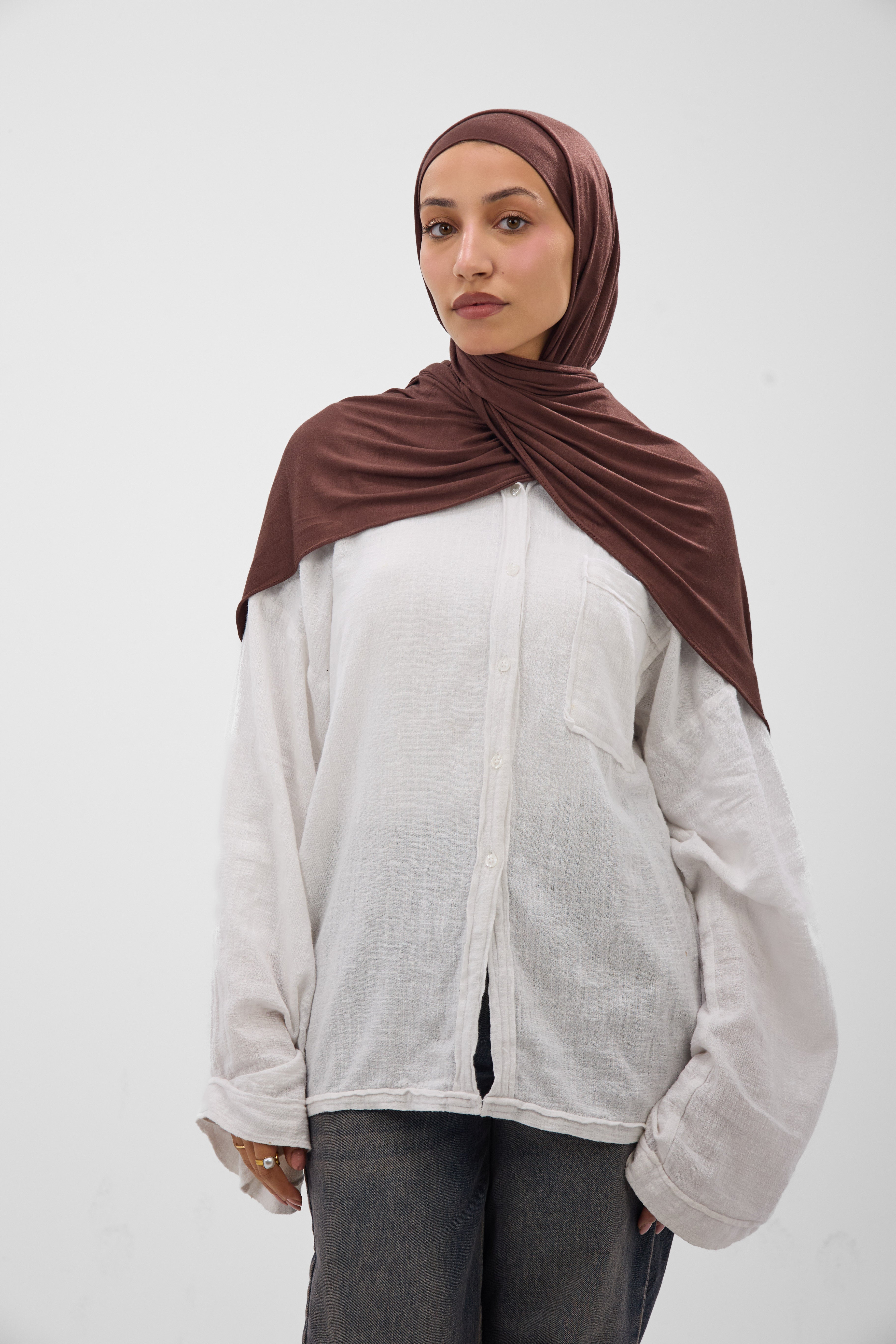 Premium Cotton Lycra -Scarf