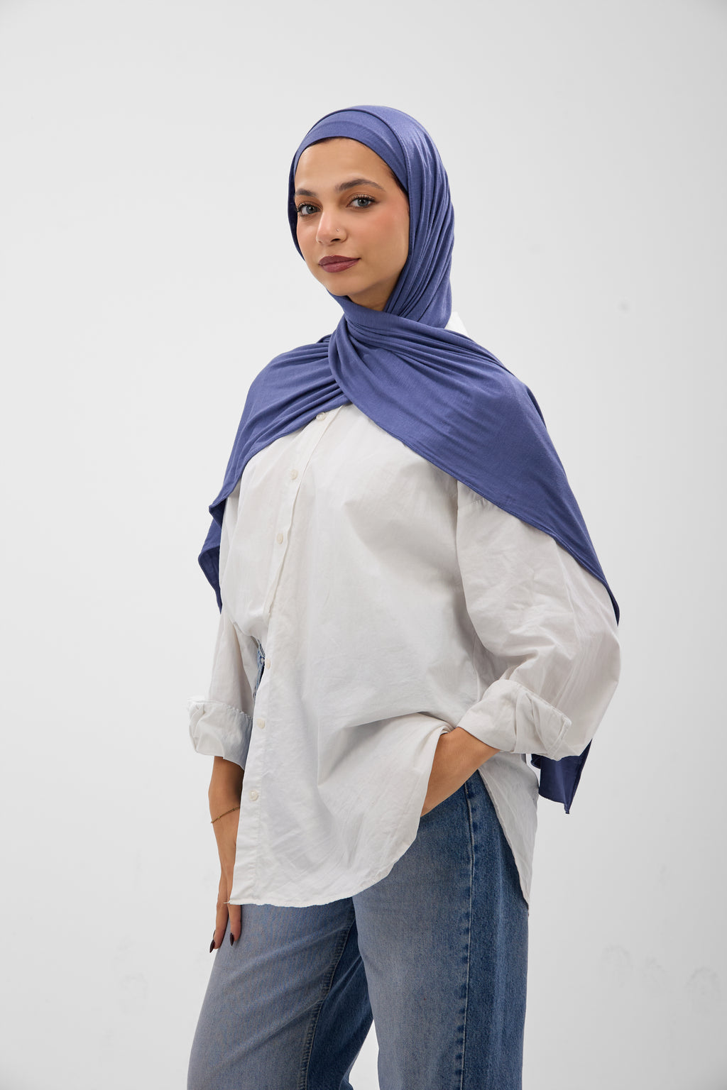 Premium Cotton Lycra -Scarf