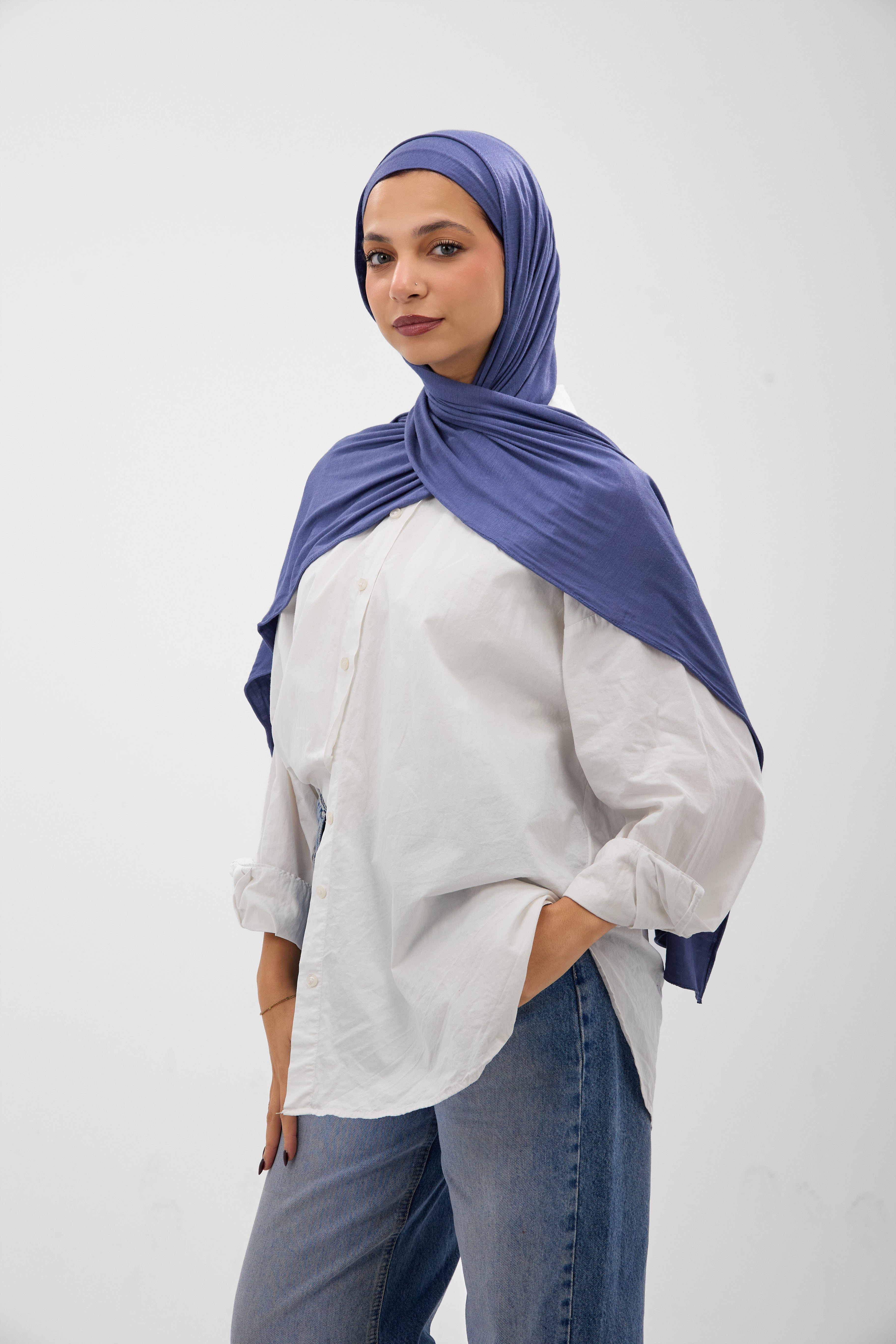 Premium Cotton Lycra -Scarf