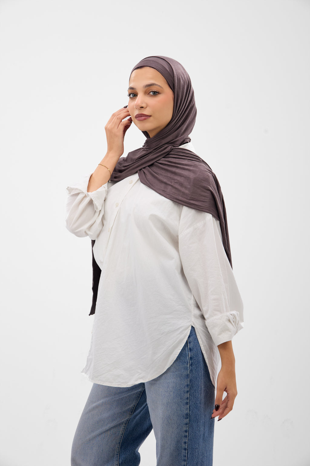 Premium Cotton Lycra -Scarf