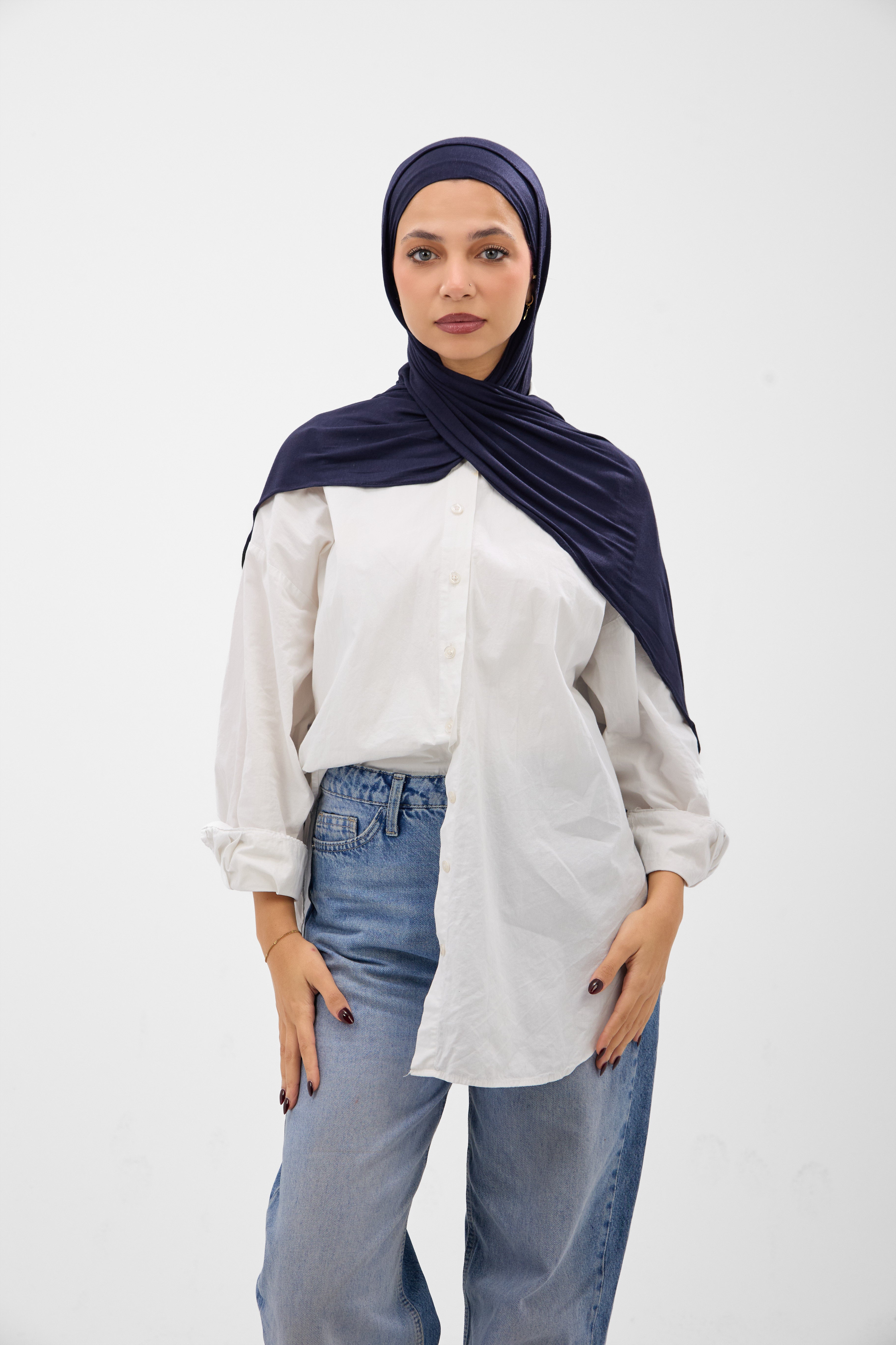 Premium Cotton Lycra -Scarf