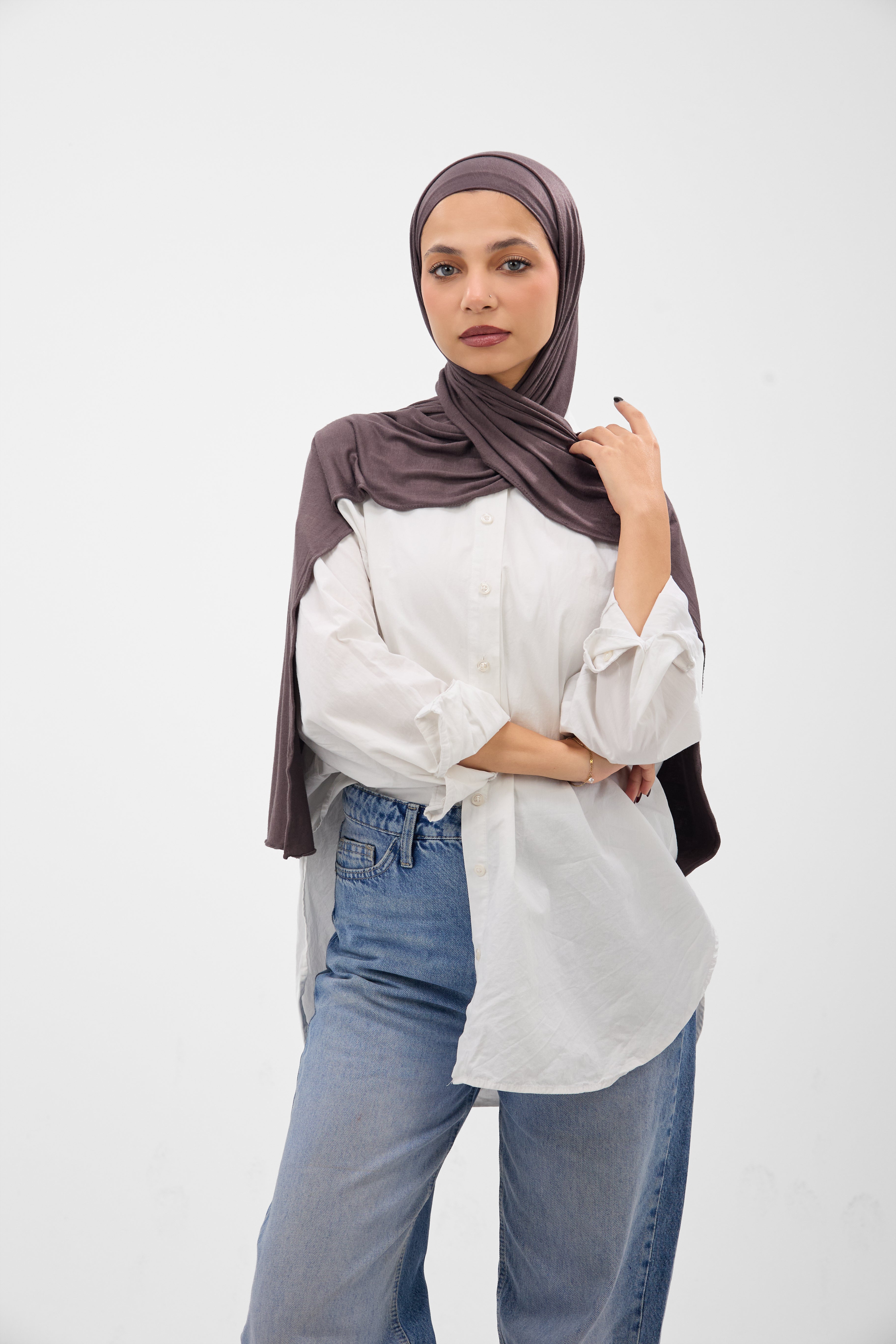 Premium Cotton Lycra -Scarf