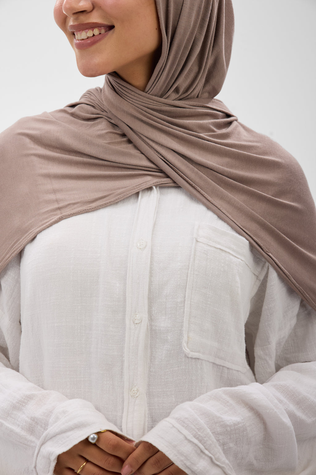 Premium Cotton Lycra -Scarf