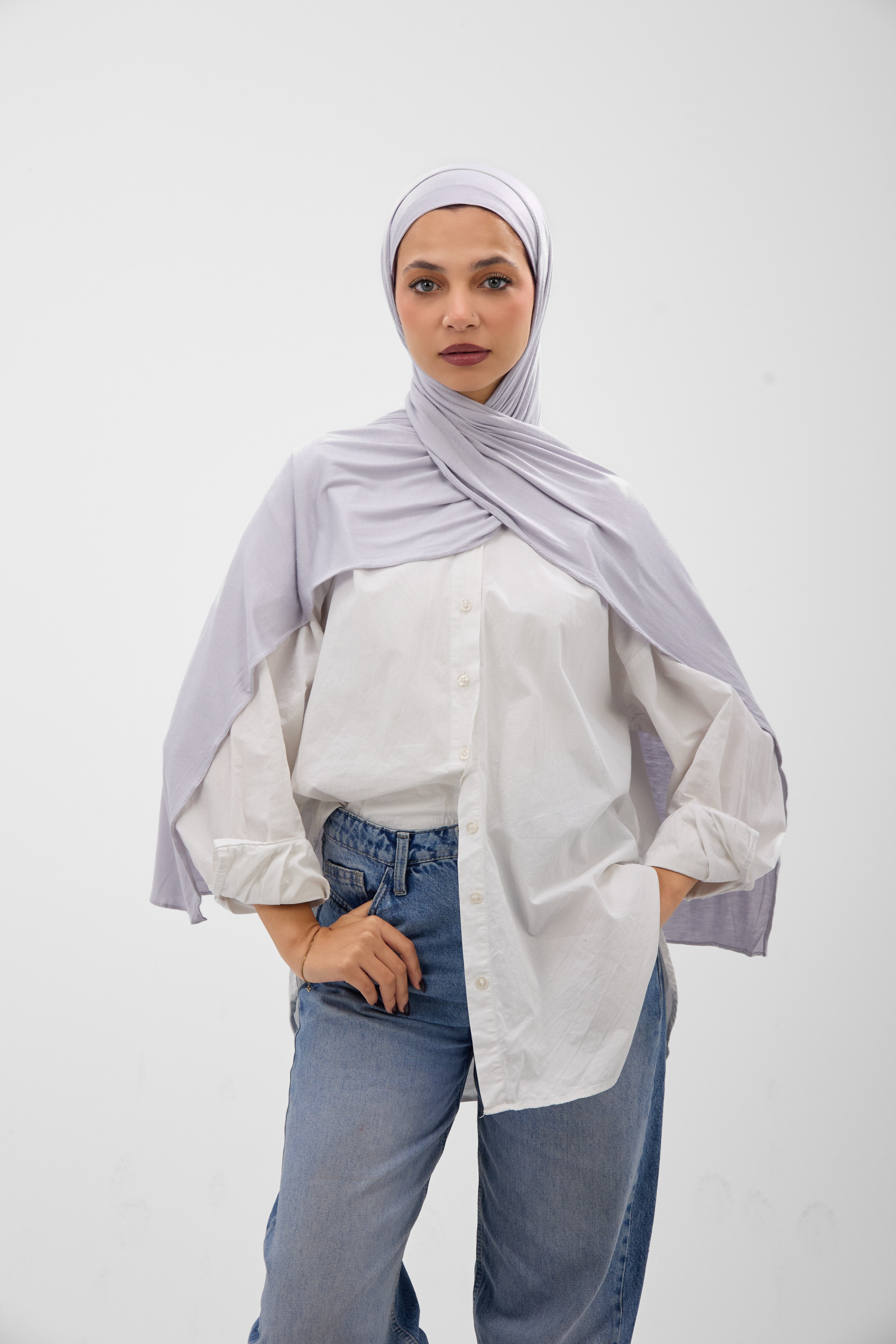 Premium Cotton Lycra -Scarf