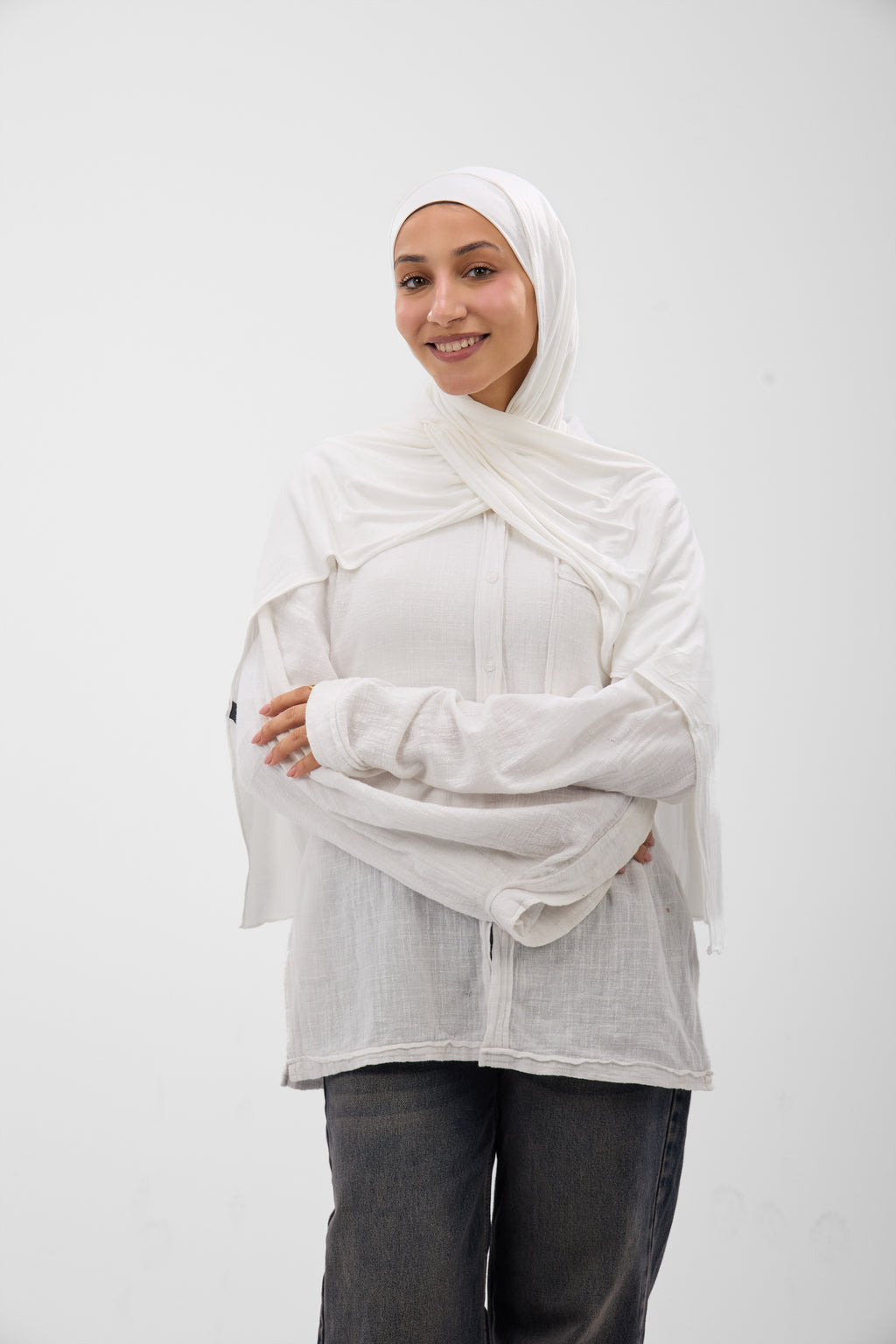 Premium Cotton Lycra -Scarf