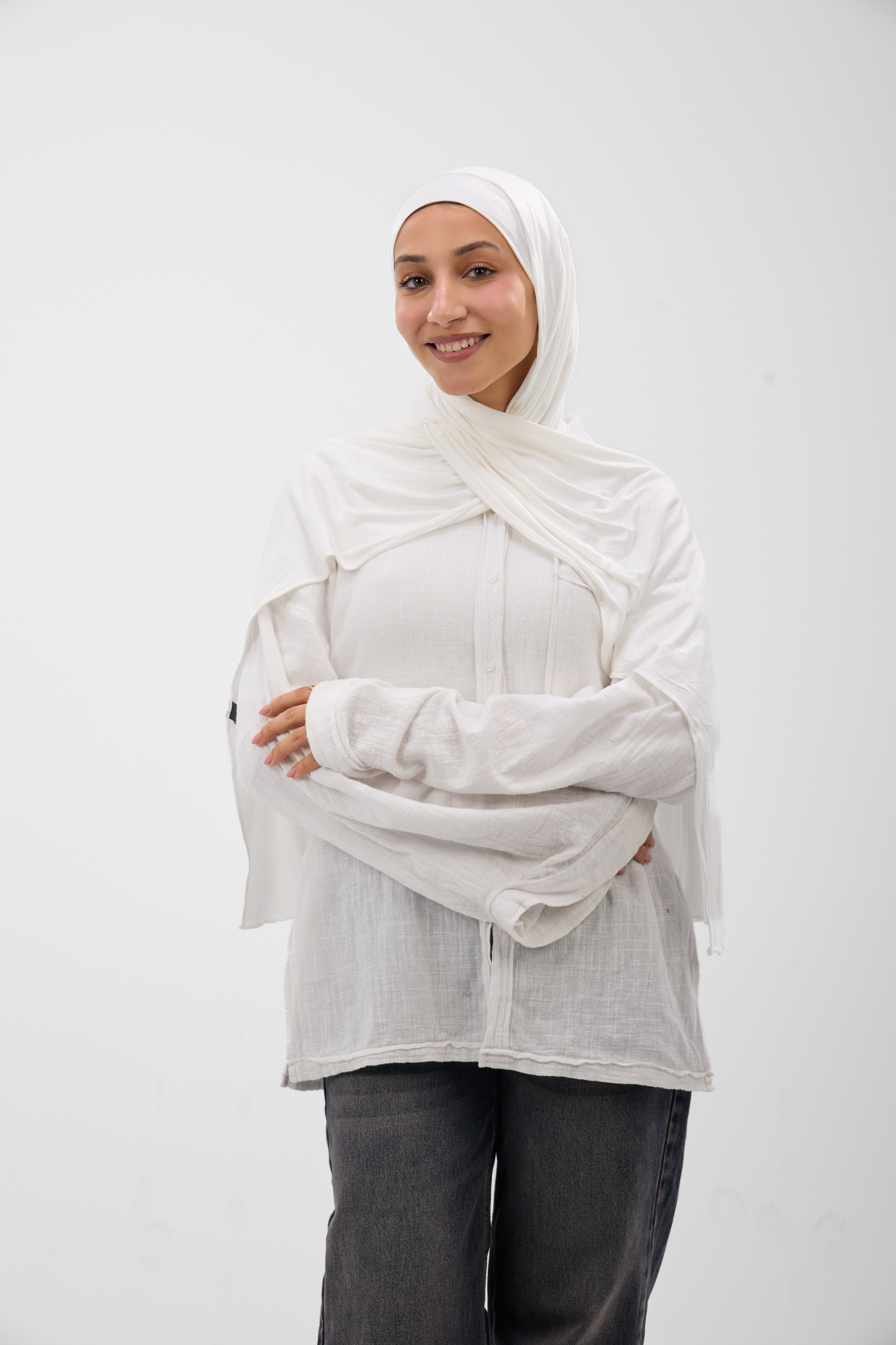 Premium Cotton Lycra -Scarf