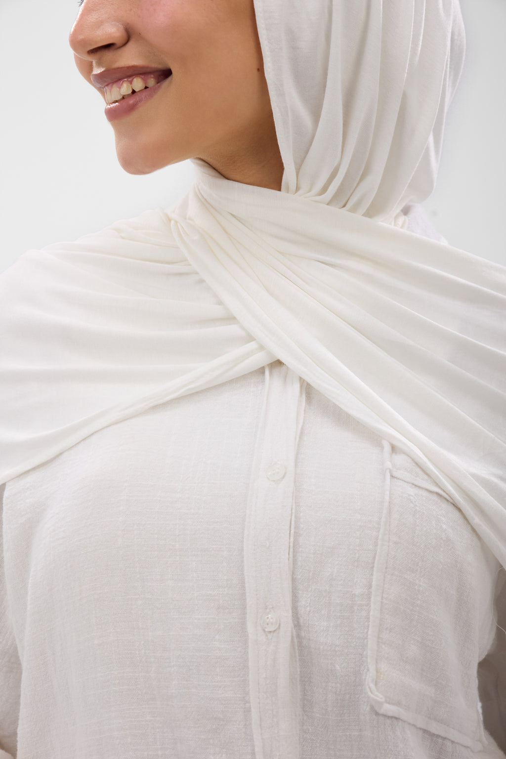 Premium Cotton Lycra -Scarf