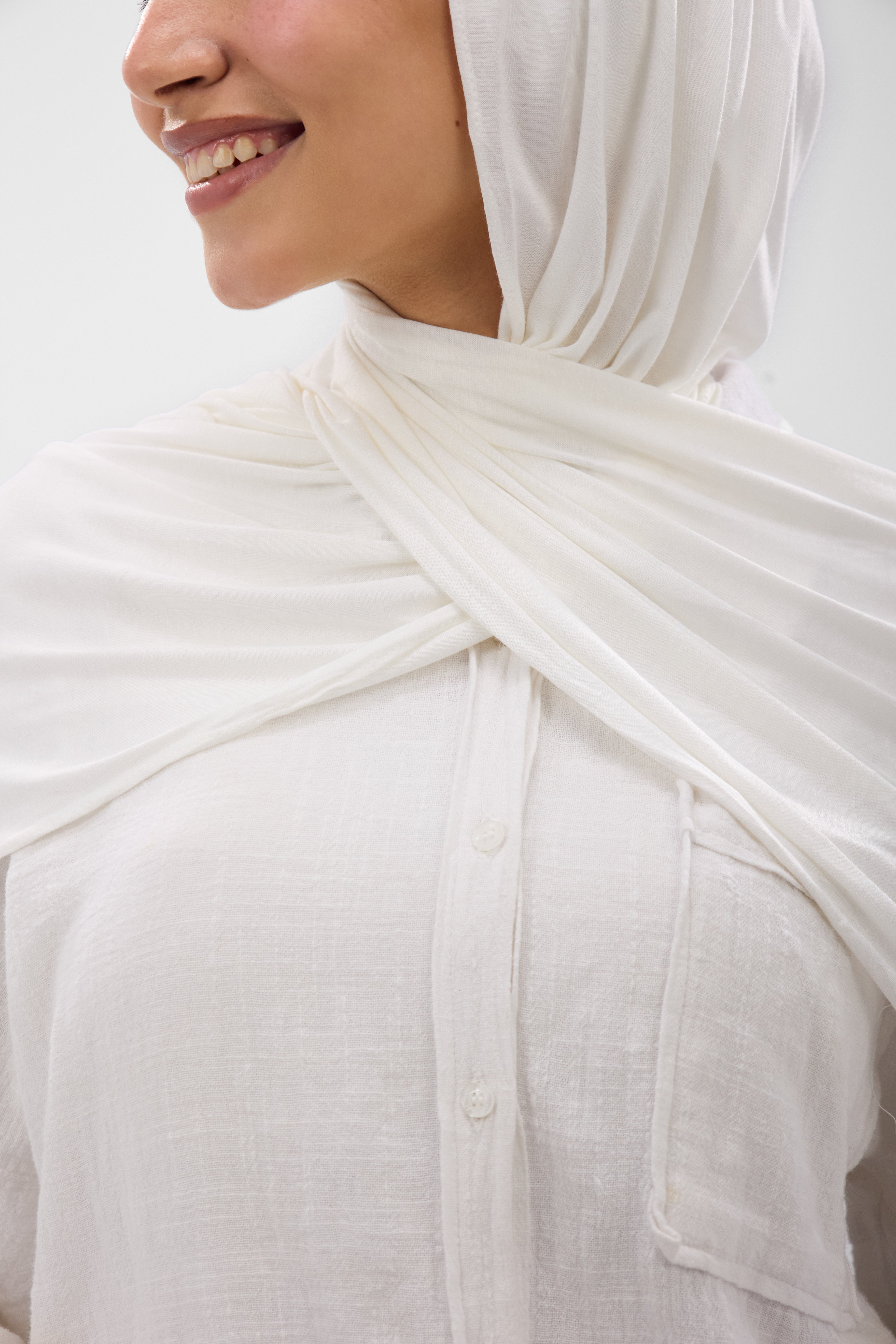 Premium Cotton Lycra -Scarf