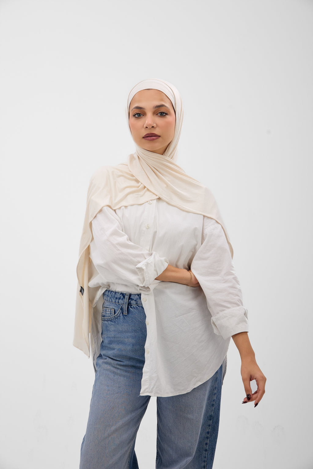 Premium Cotton Lycra -Scarf