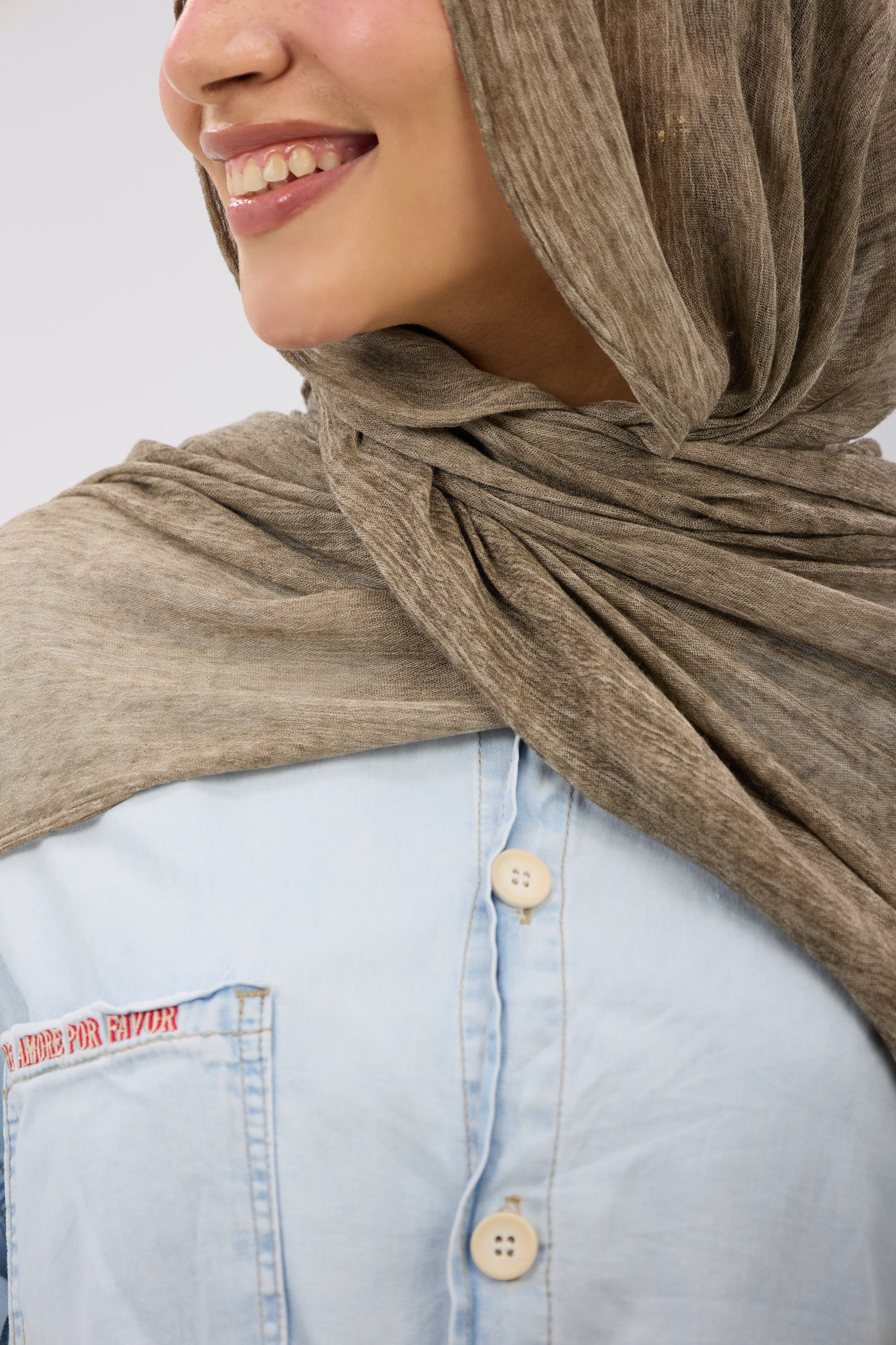 Ruffled Cotton - Scarf