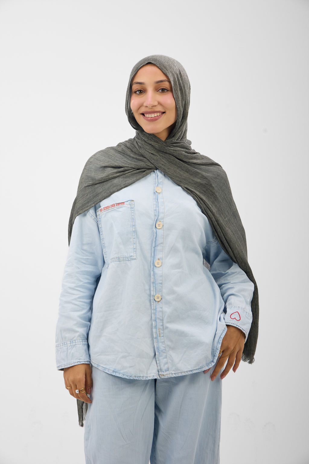 Ruffled Cotton - Scarf