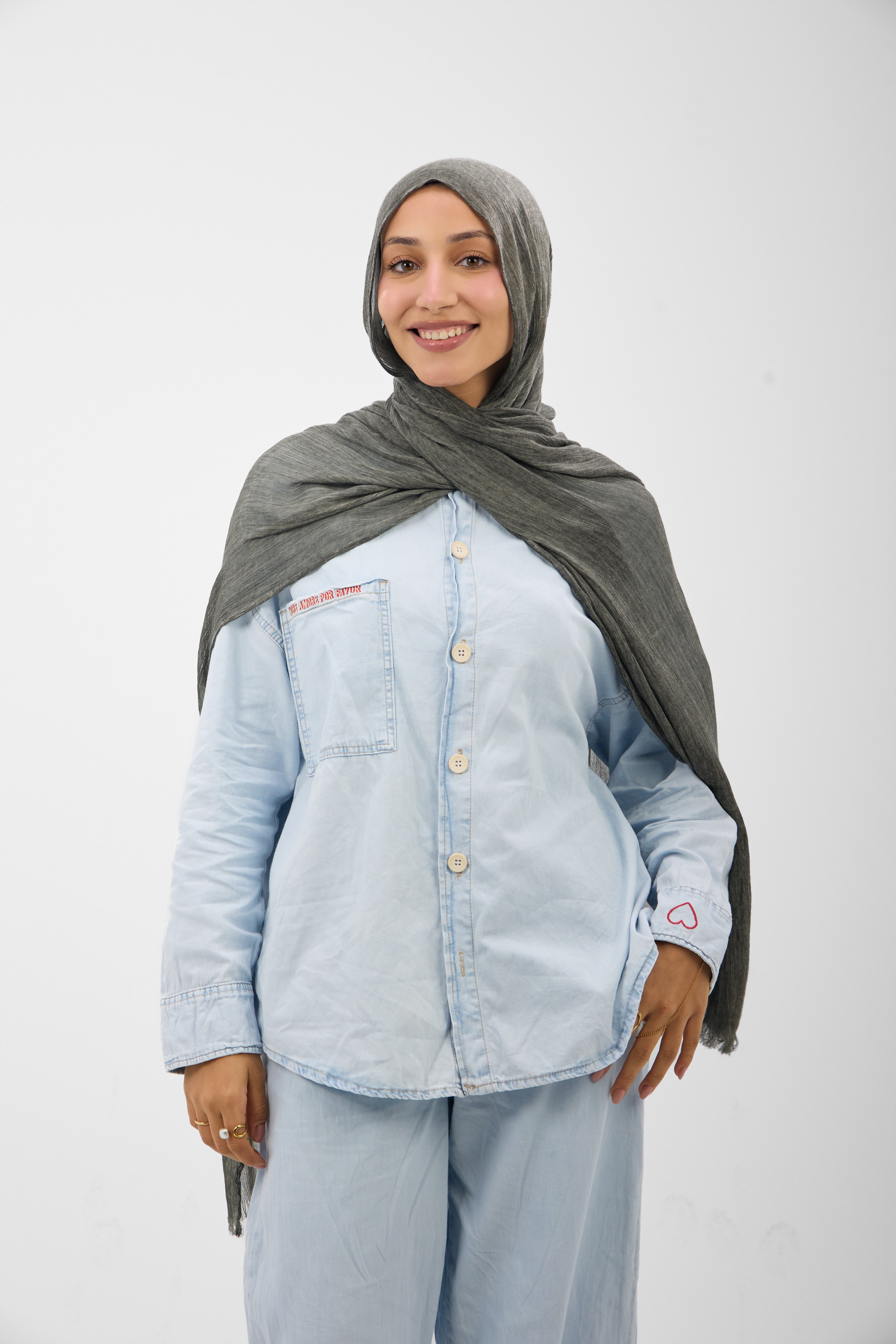 Ruffled Cotton - Scarf