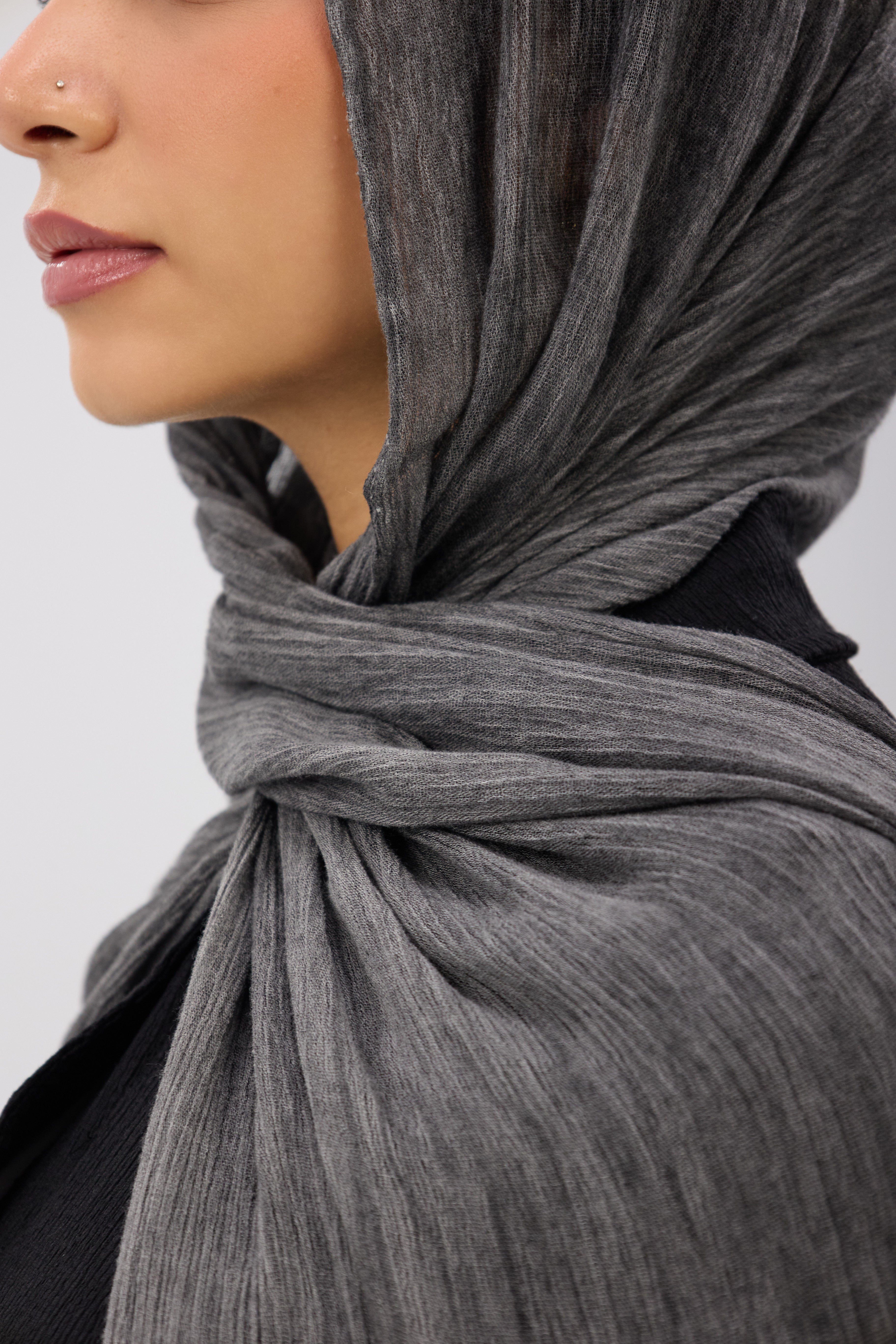 Ruffled Cotton - Scarf