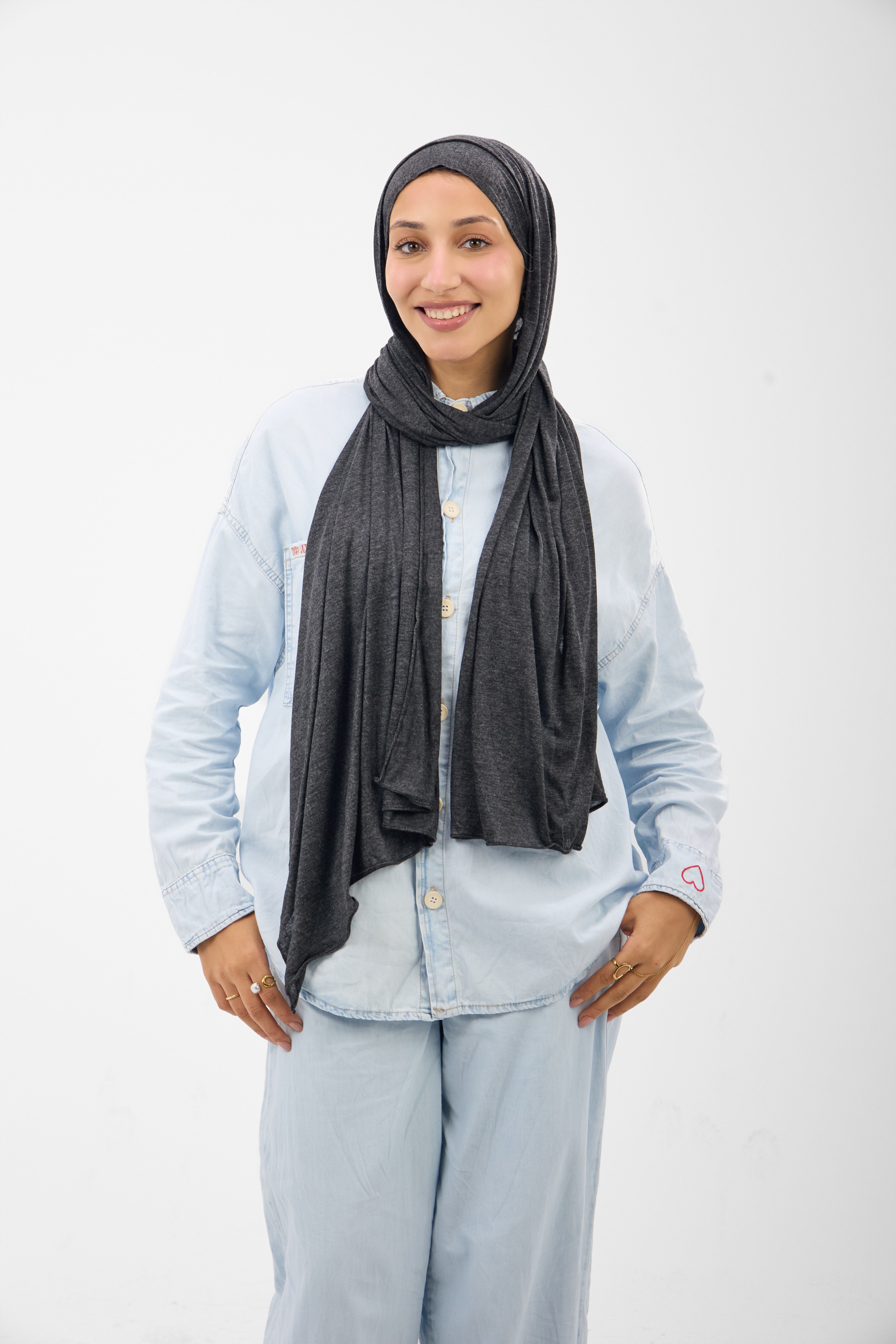 Cotton Soft Lycra - Scarf