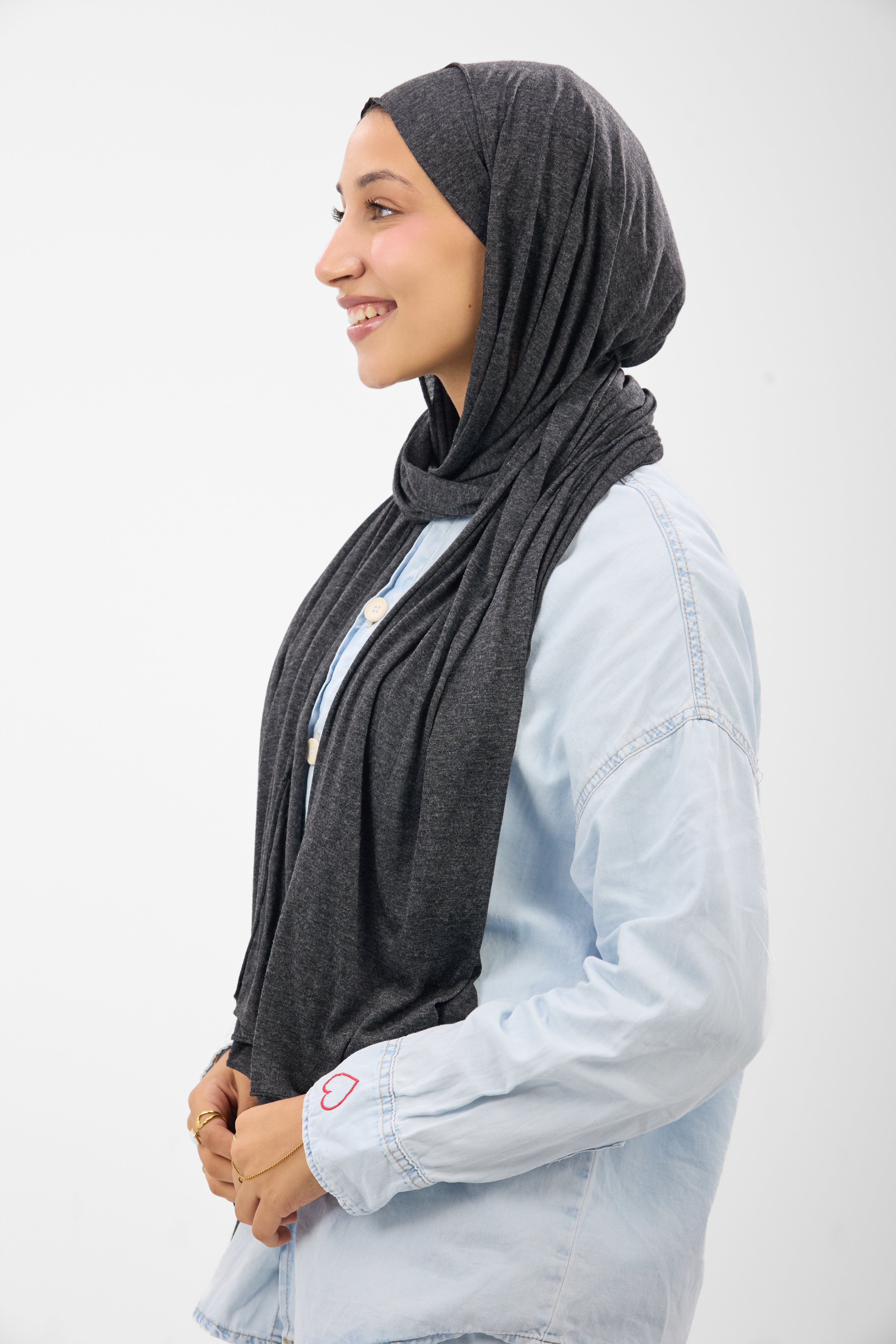 Cotton Soft Lycra - Scarf