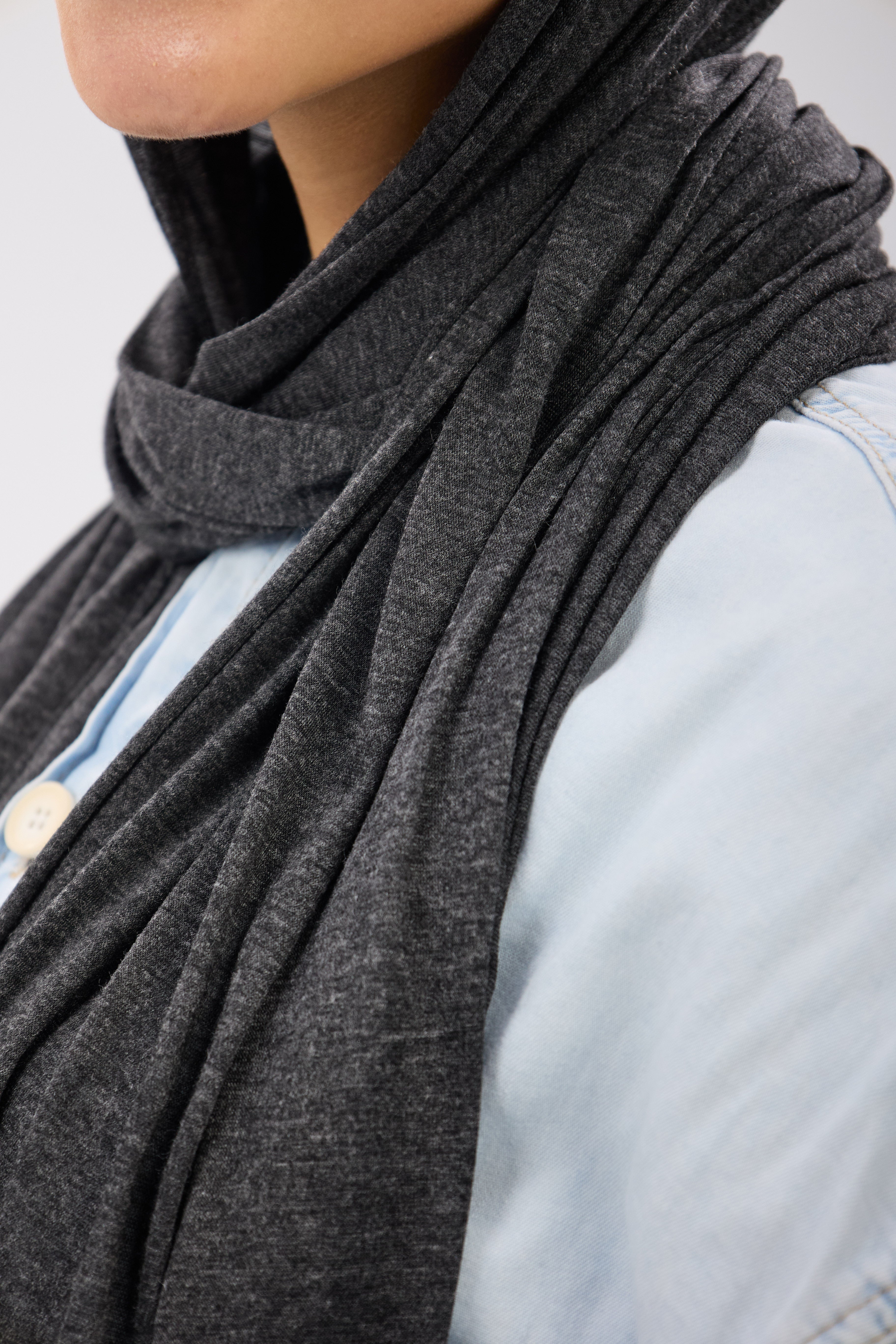 Cotton Soft Lycra - Scarf