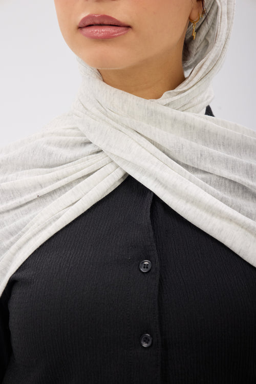 Cotton Soft Lycra - Scarf