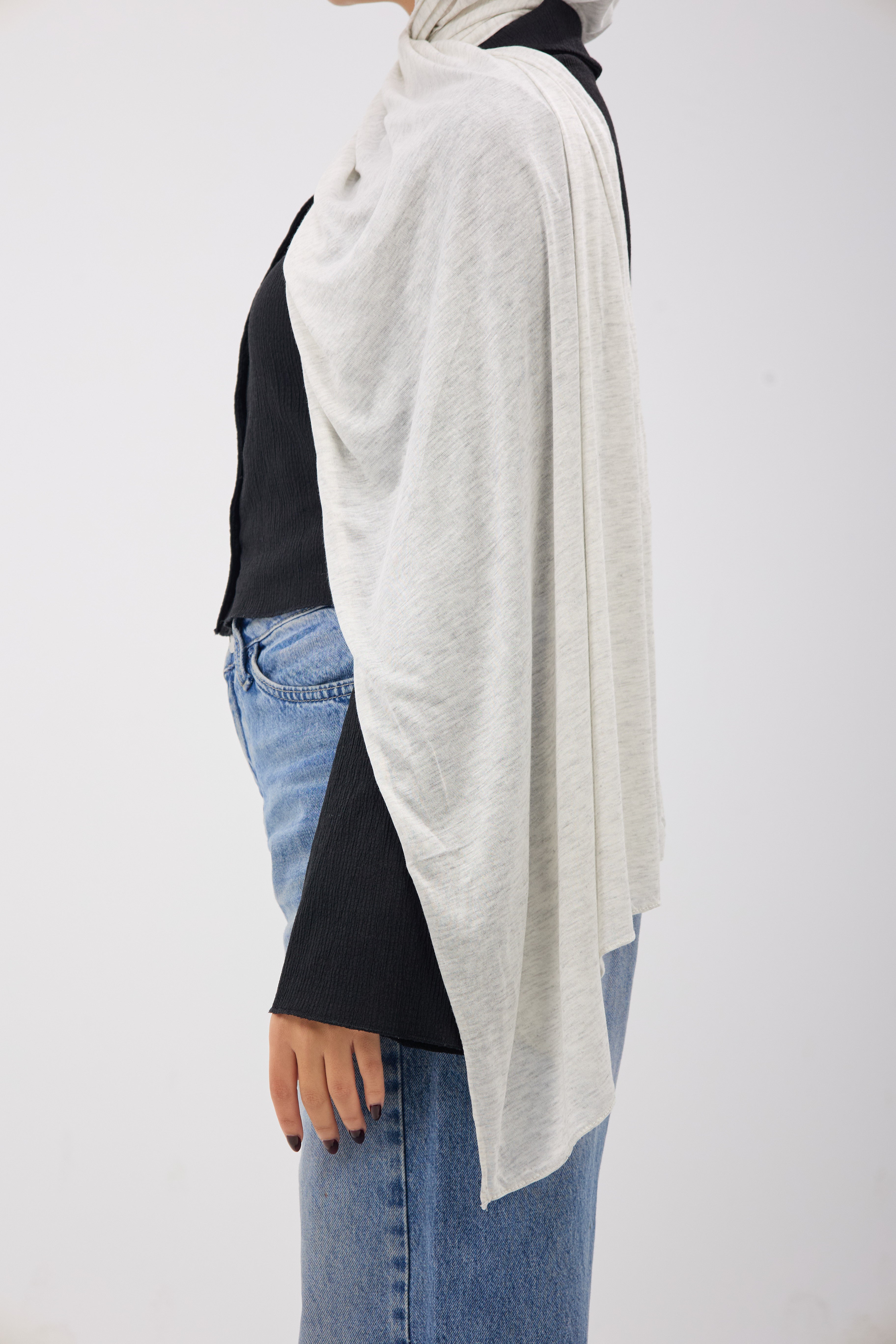 Cotton Soft Lycra - Scarf