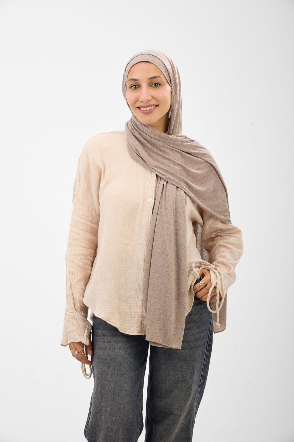 Cotton Soft Lycra - Scarf