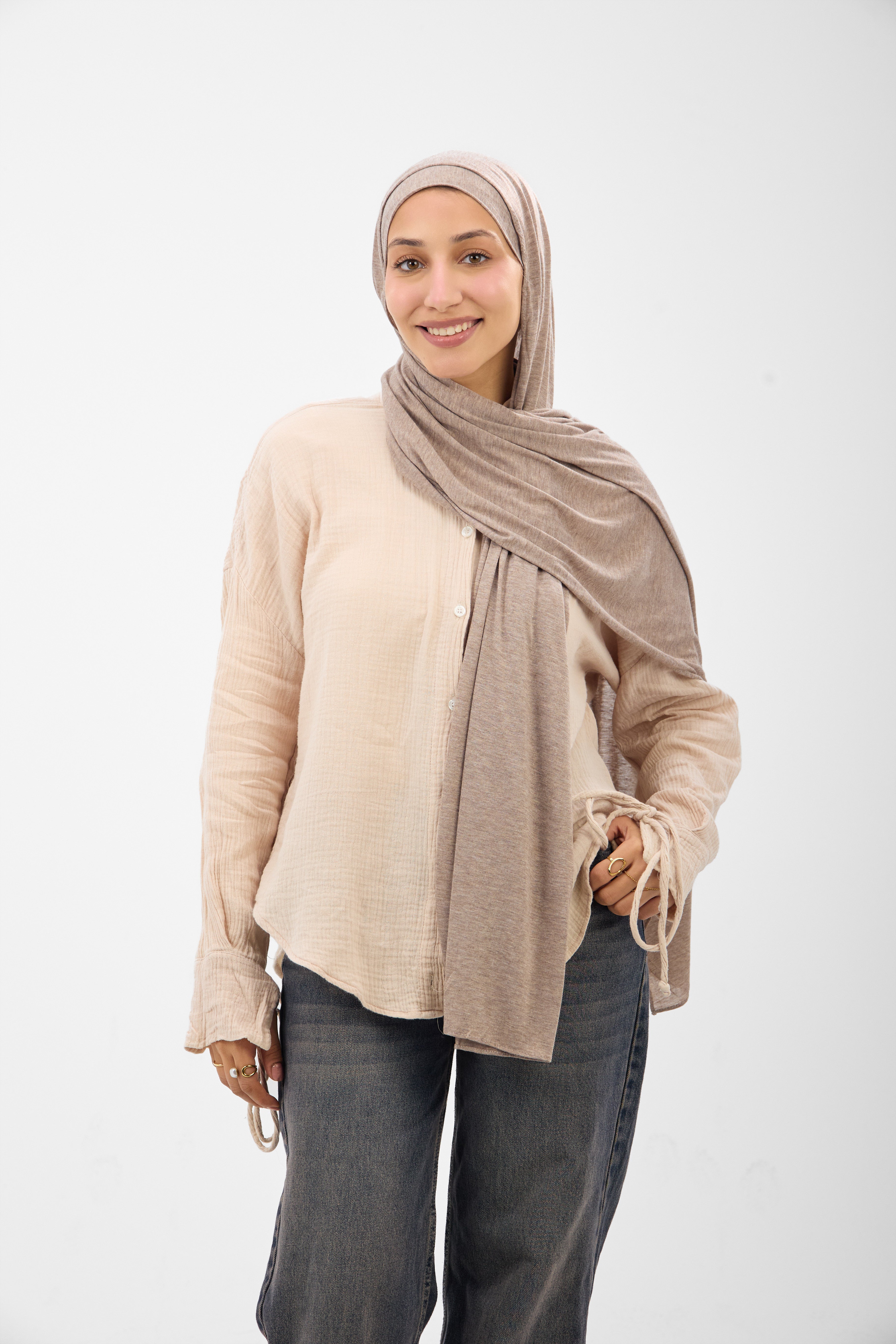 Cotton Soft Lycra - Scarf