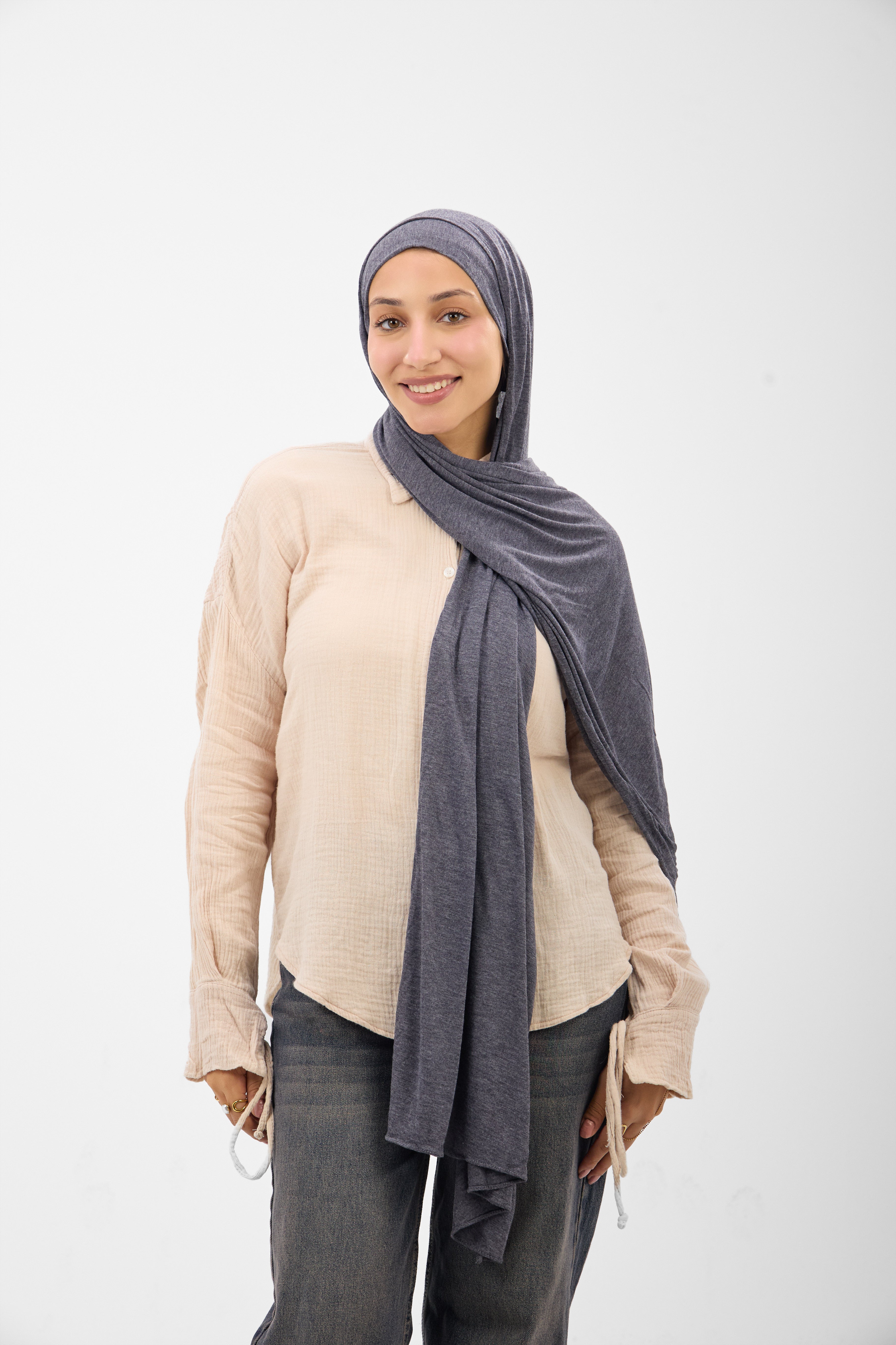 Cotton Soft Lycra - Scarf