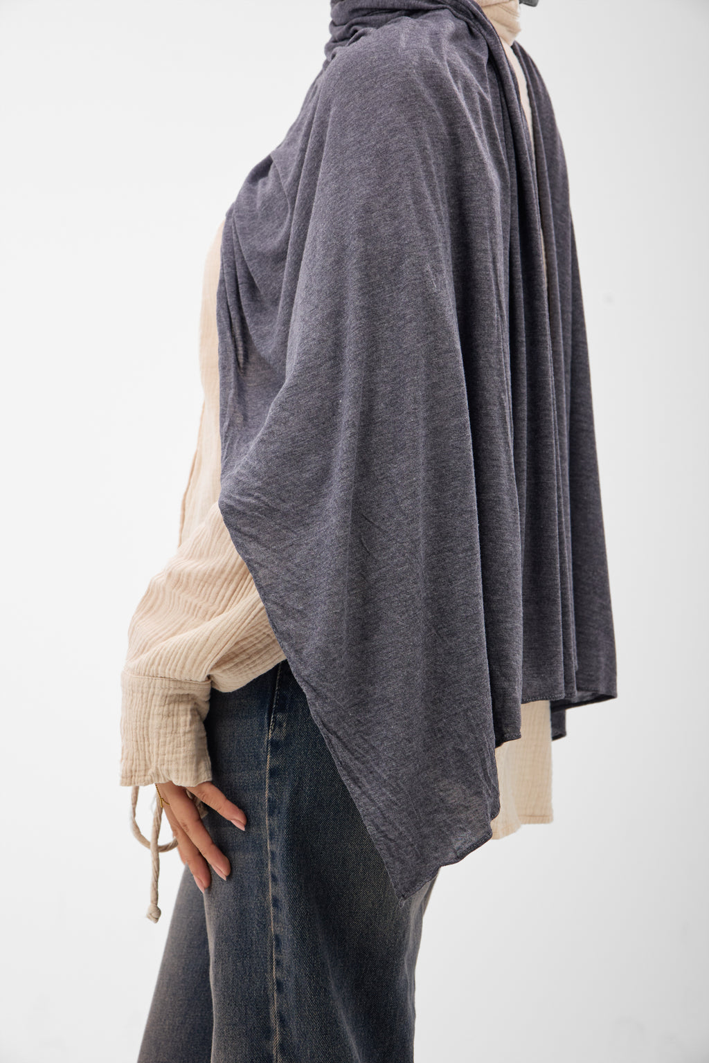 Cotton Soft Lycra - Scarf