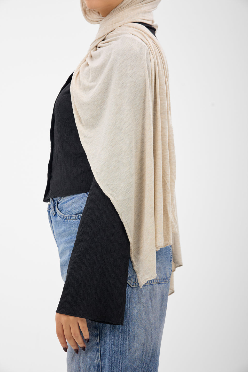 Cotton Soft Lycra - Scarf