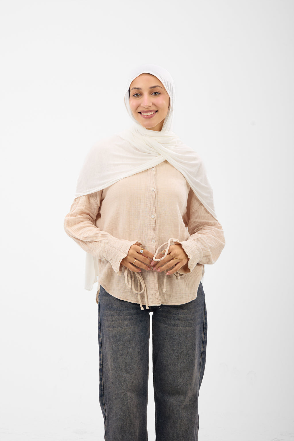 Ribbed Soft Lycra - Scarf