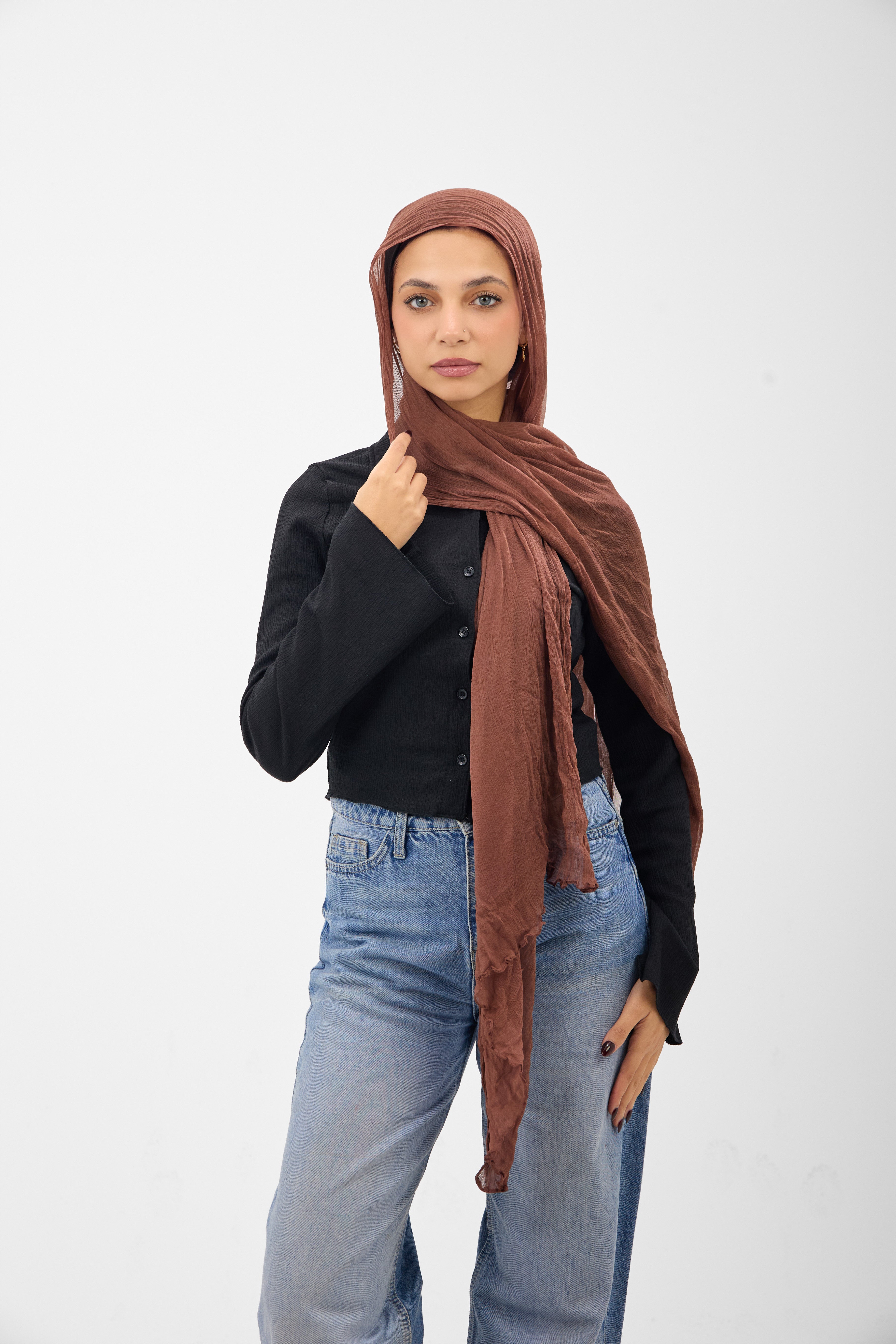 Ruffled Chiffon - Scarf