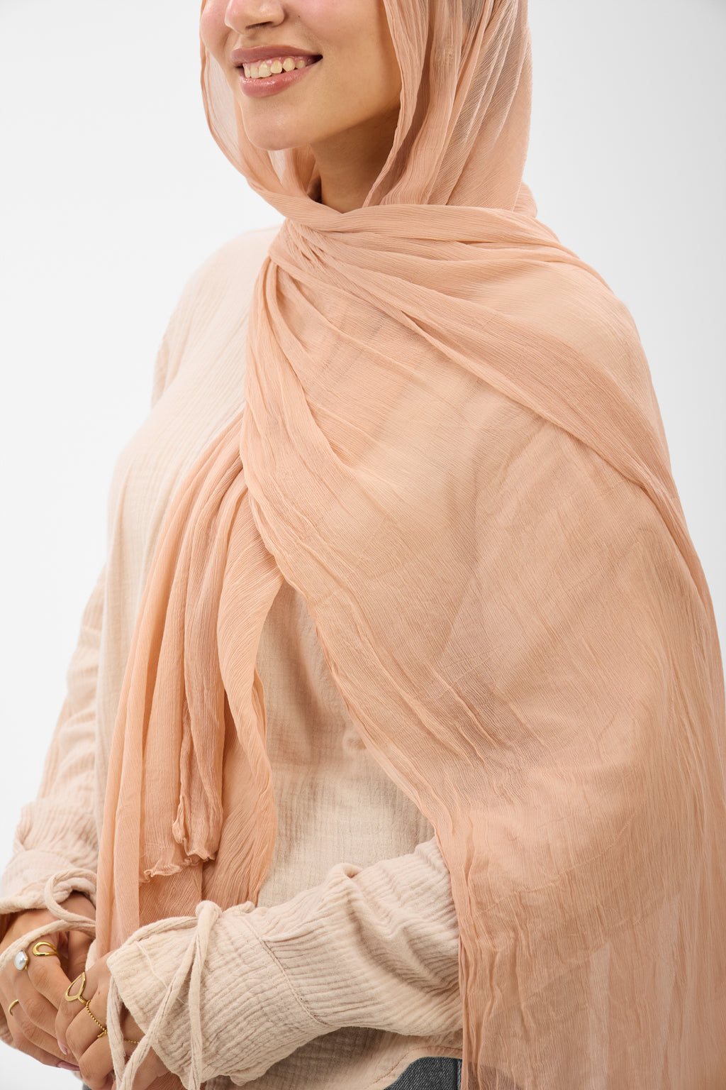Ruffled Chiffon - Scarf