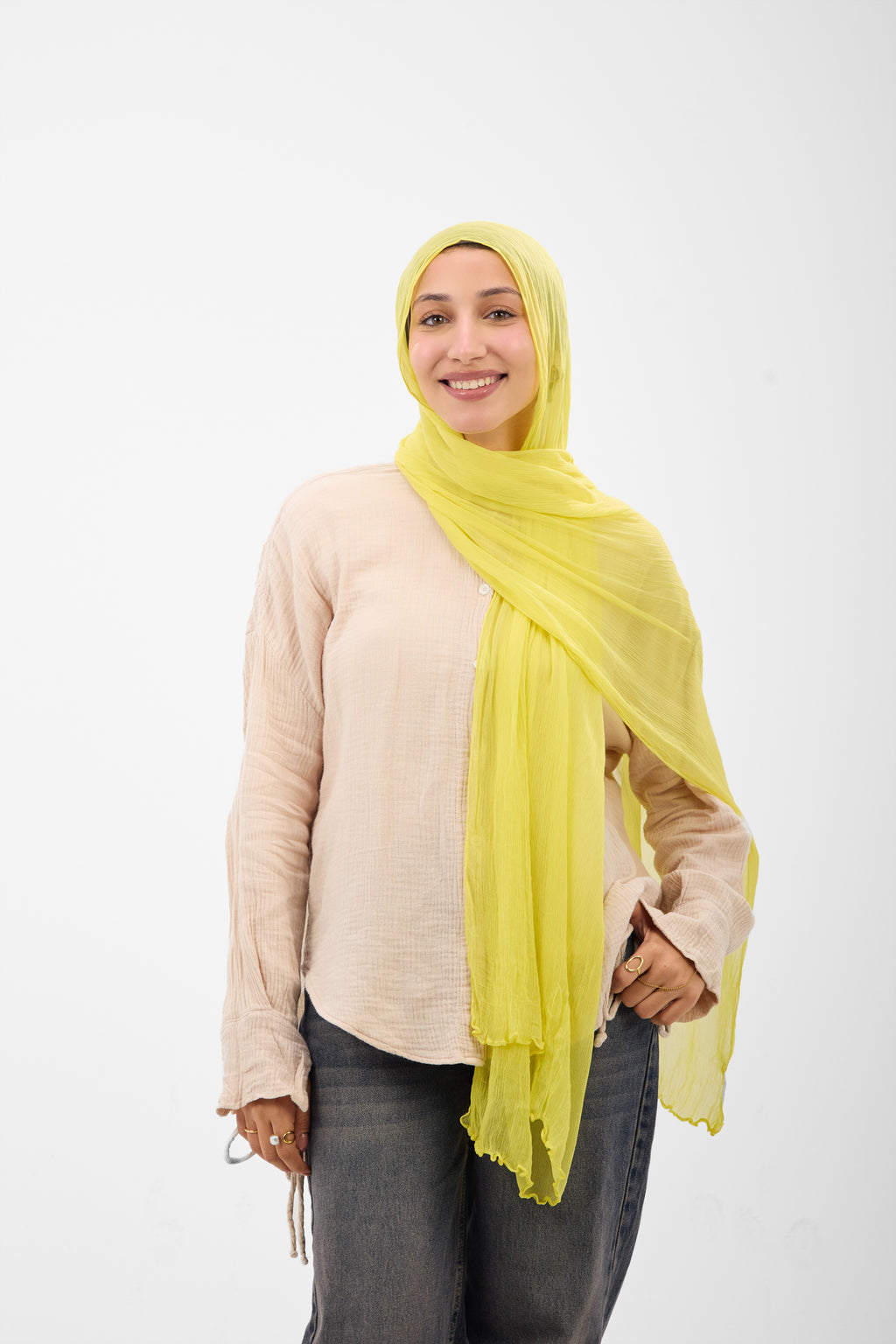 Ruffled Chiffon - Scarf