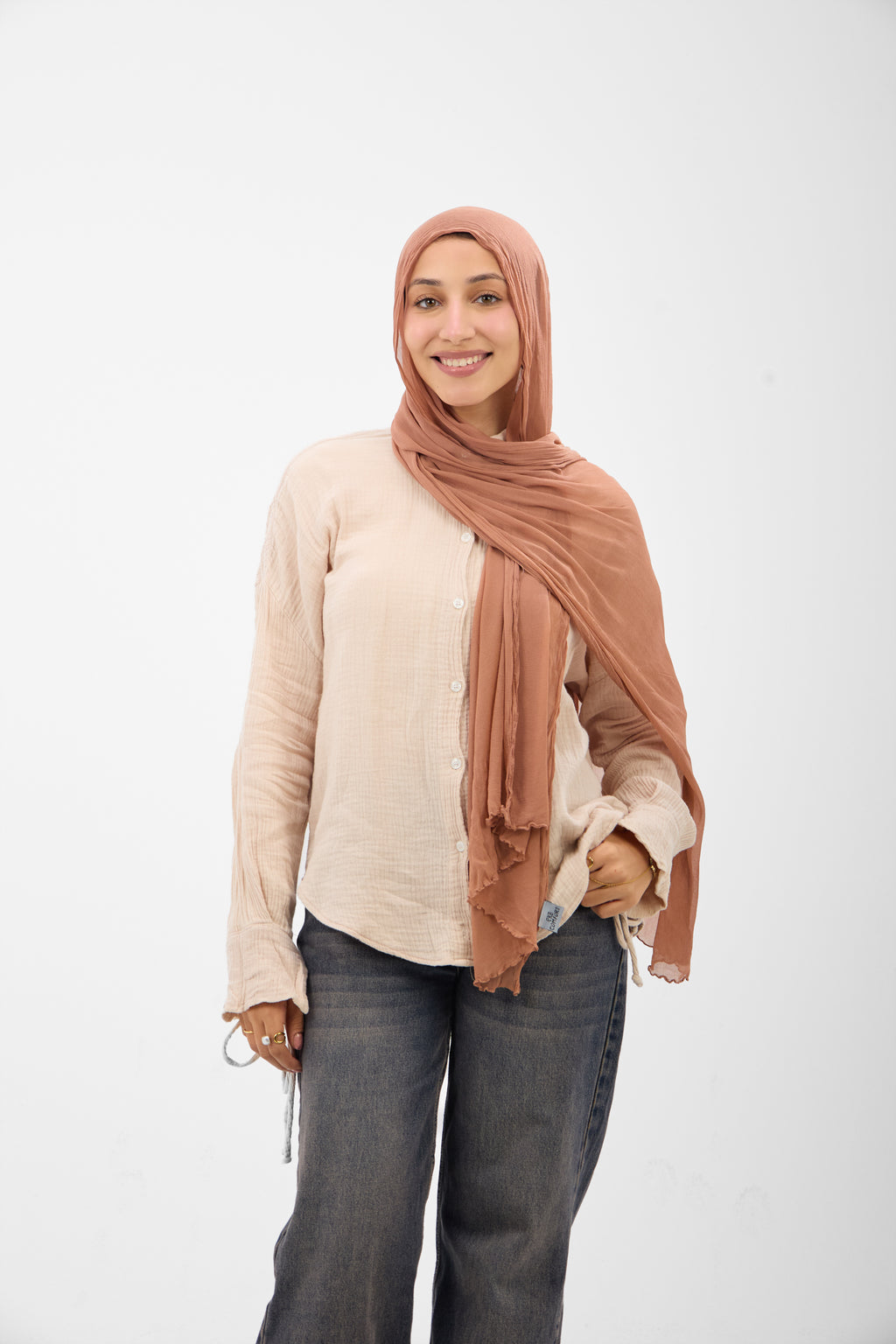 Ruffled Chiffon - Scarf