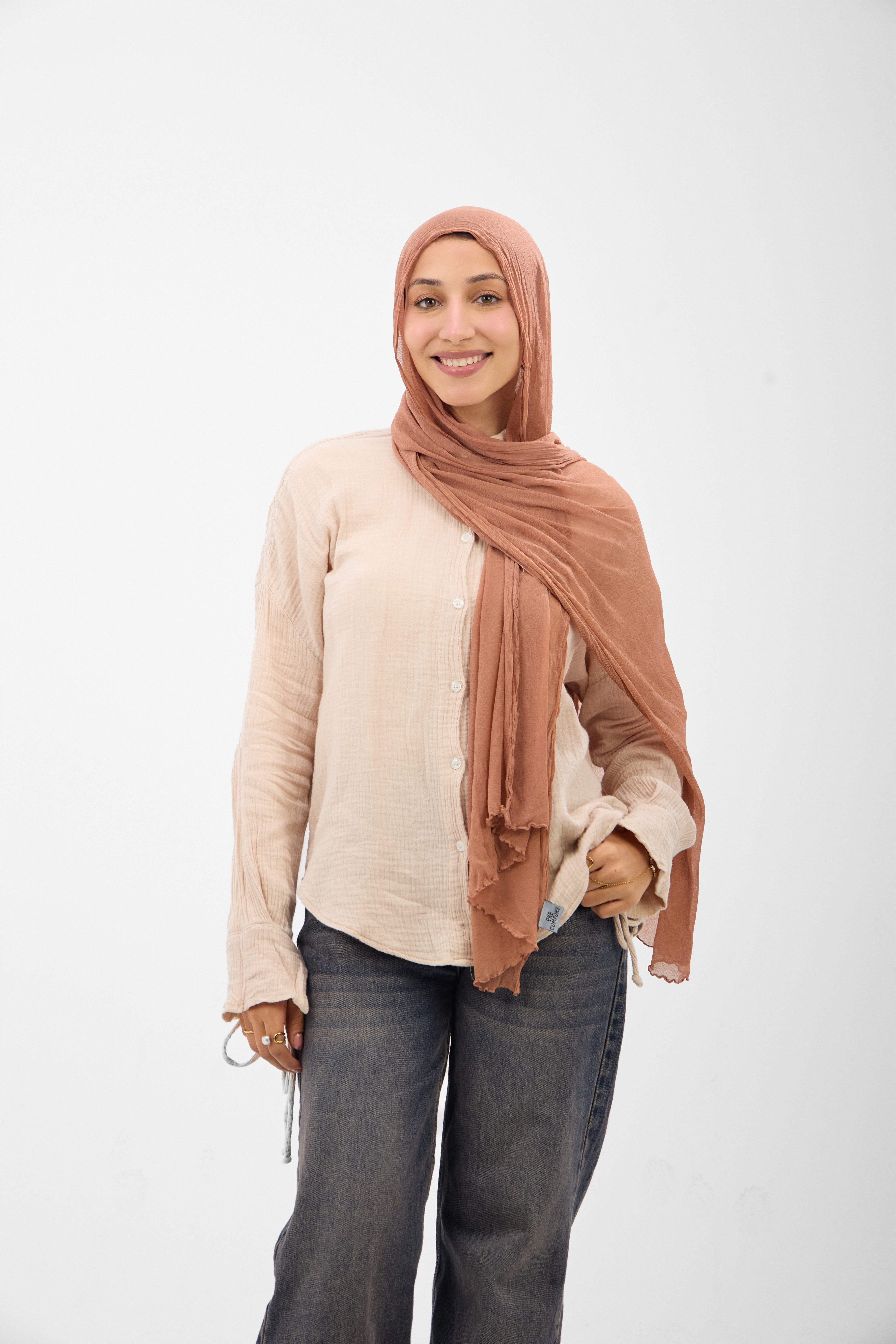 Ruffled Chiffon - Scarf