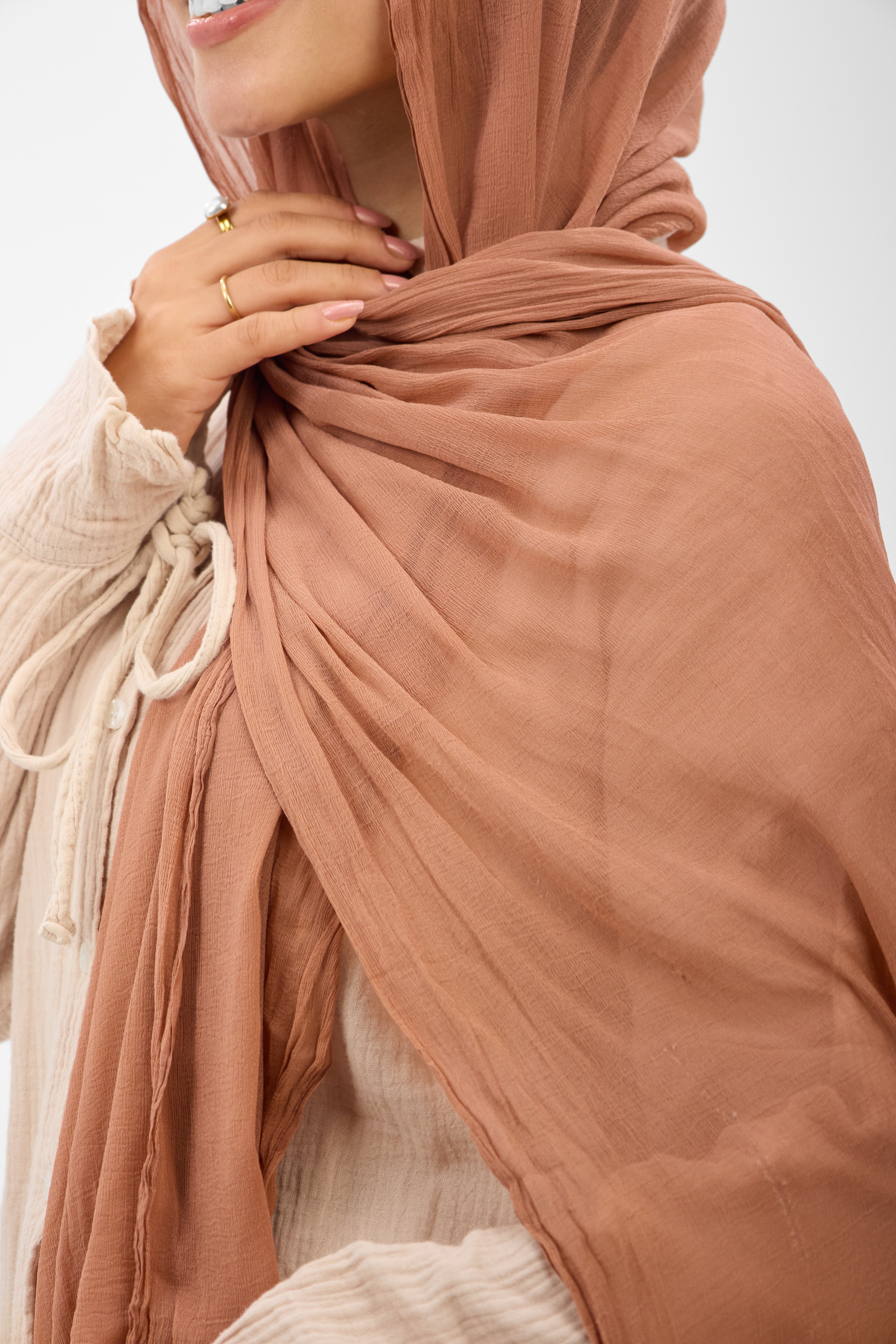 Ruffled Chiffon - Scarf