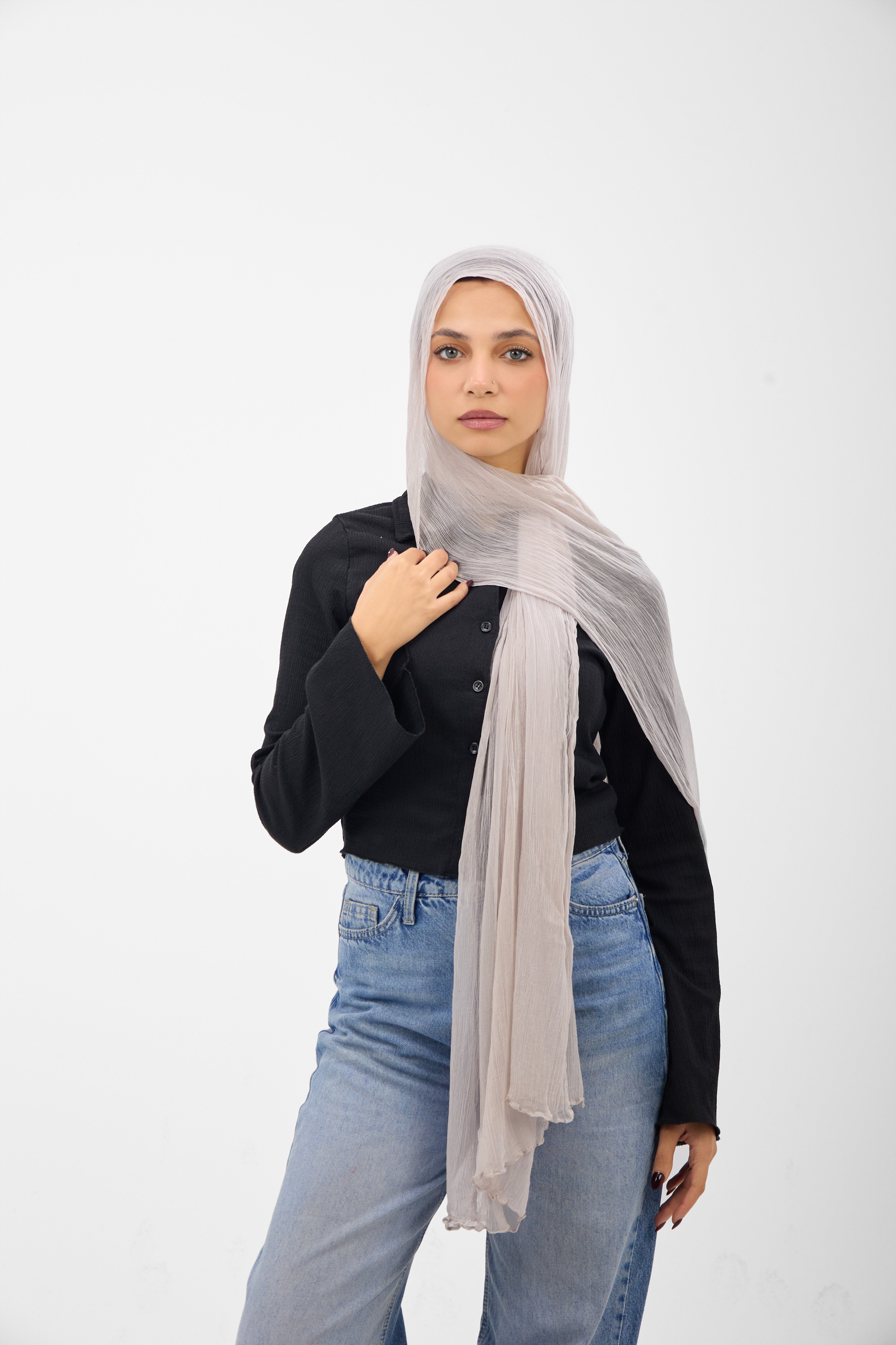 Ruffled Chiffon - Scarf