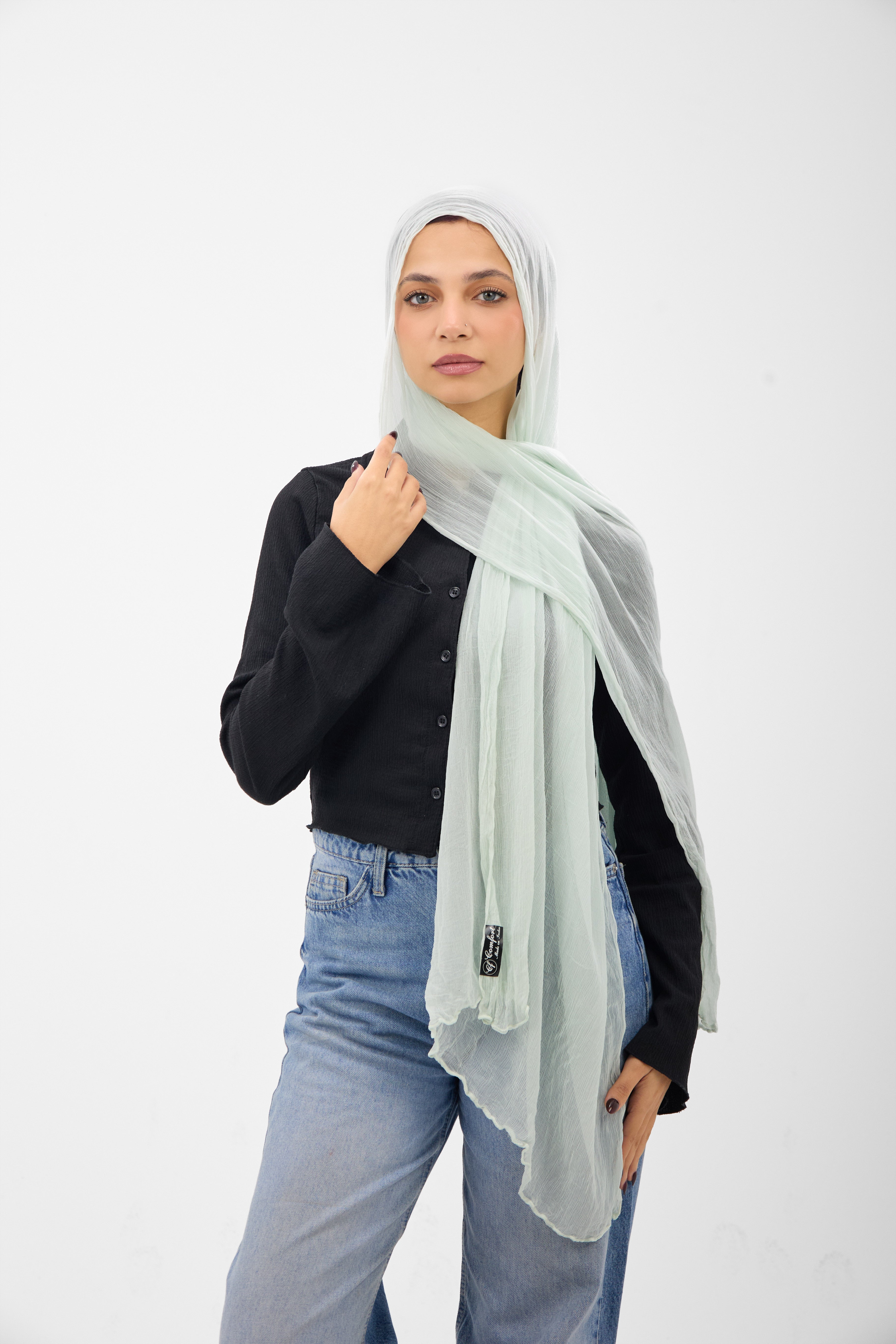 Ruffled Chiffon - Scarf