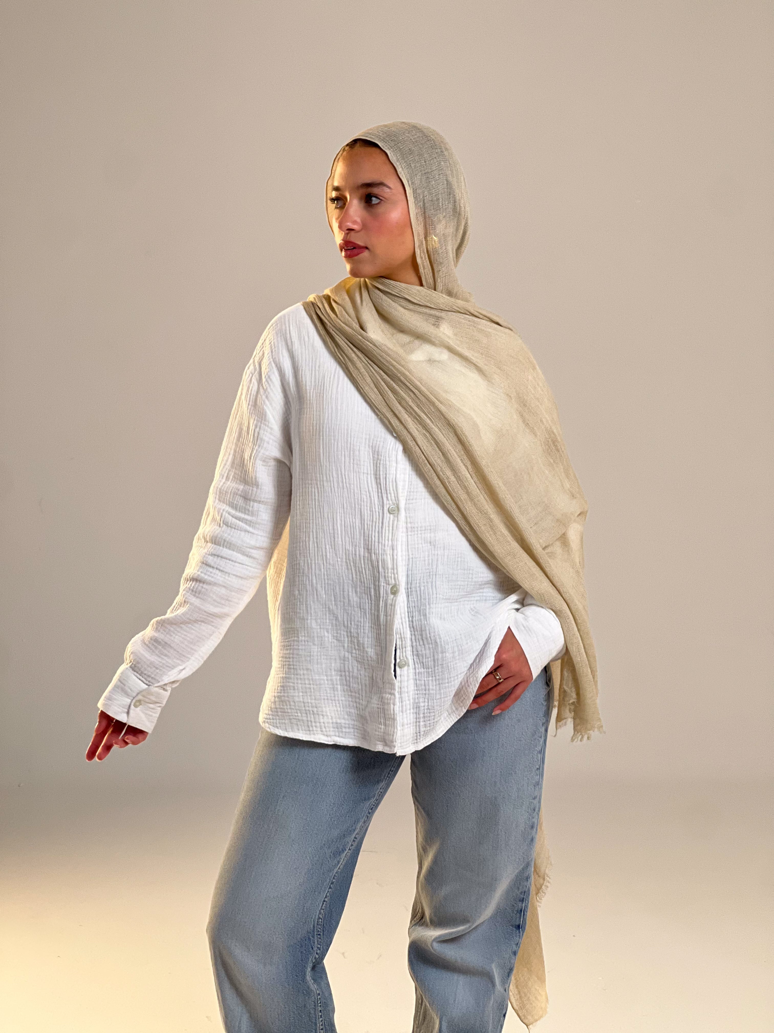 TWISTED COTTON - SCARF