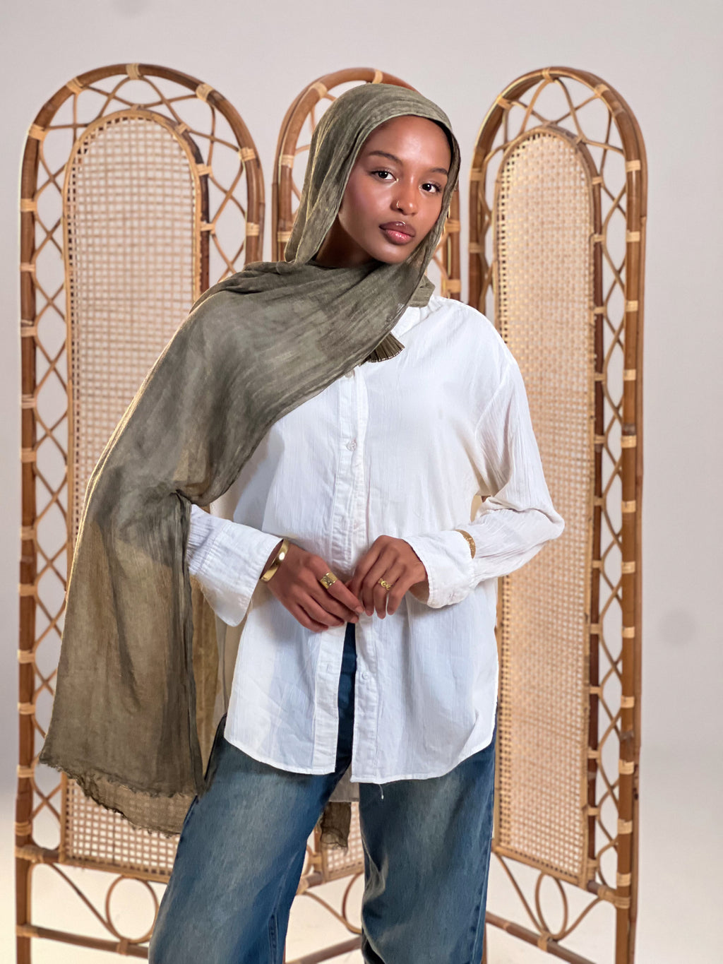 TWISTED COTTON - SCARF